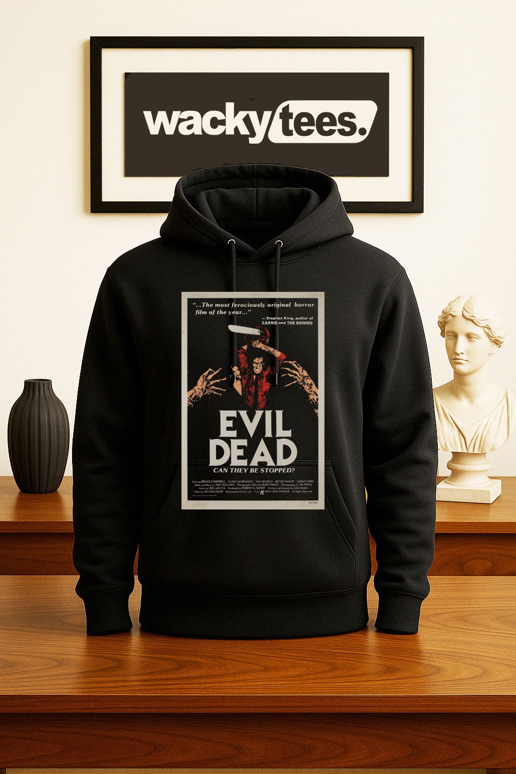 Other Evil Dead 1981 Can They Be Stopped Horror Graphic Tee Shirt Size US L / EU 52-54 / 3 - 4 Thumbnail