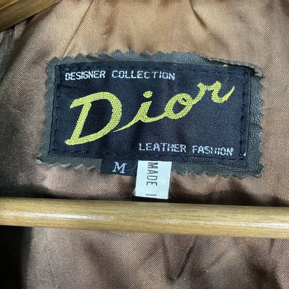 Leather Vintage leather overcoat double breasted Size US M / EU 48-50 / 2 - 15 Thumbnail