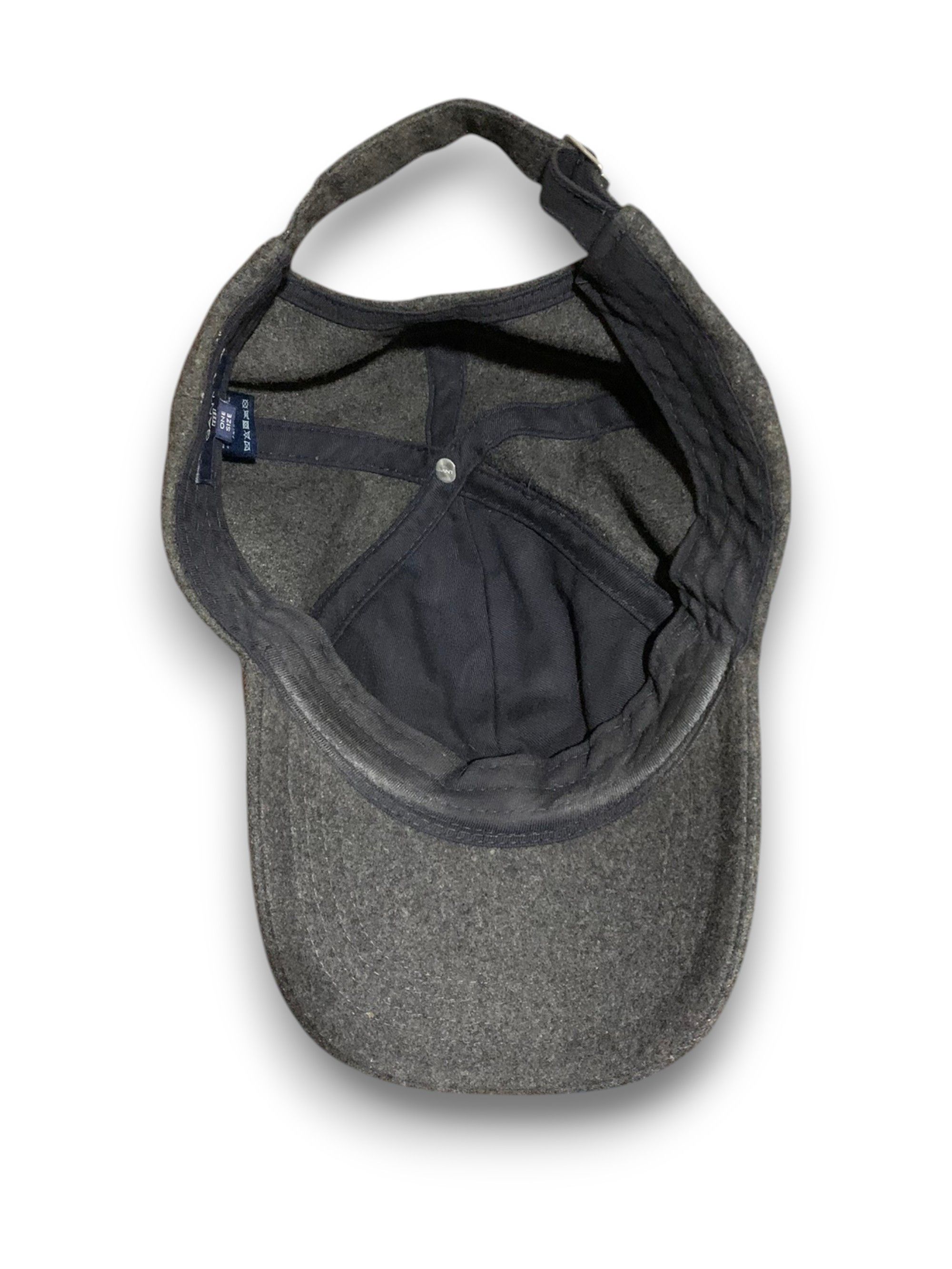 Gant Gant Grey Wool Blend Baseball Cap Hat One Size Adjustable Size ONE SIZE - 7 Thumbnail