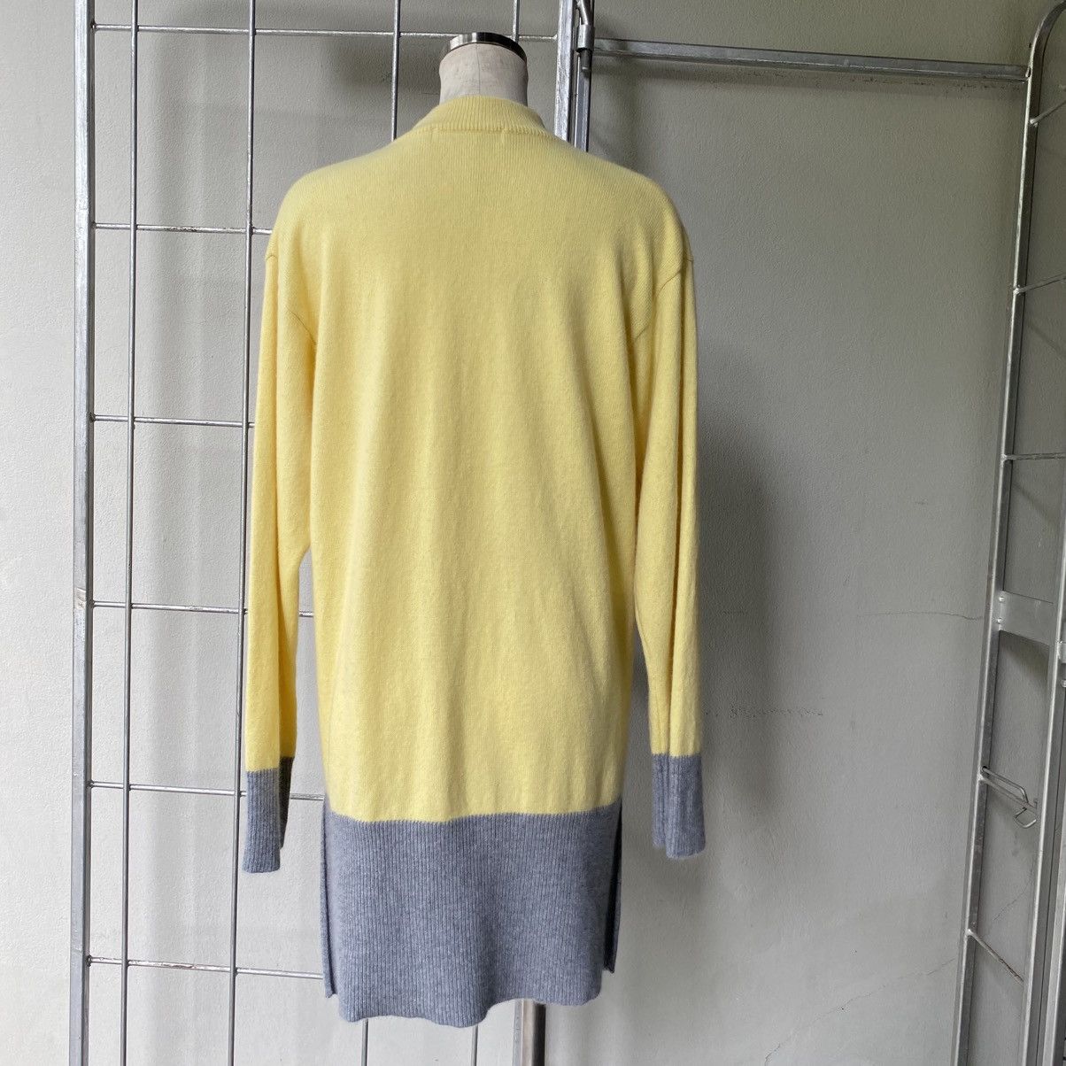 Chloe Miss chloe Yellow and Gray Colorblock Knit Sweater Dress Size S / US 4 / IT 40 - 21 Thumbnail