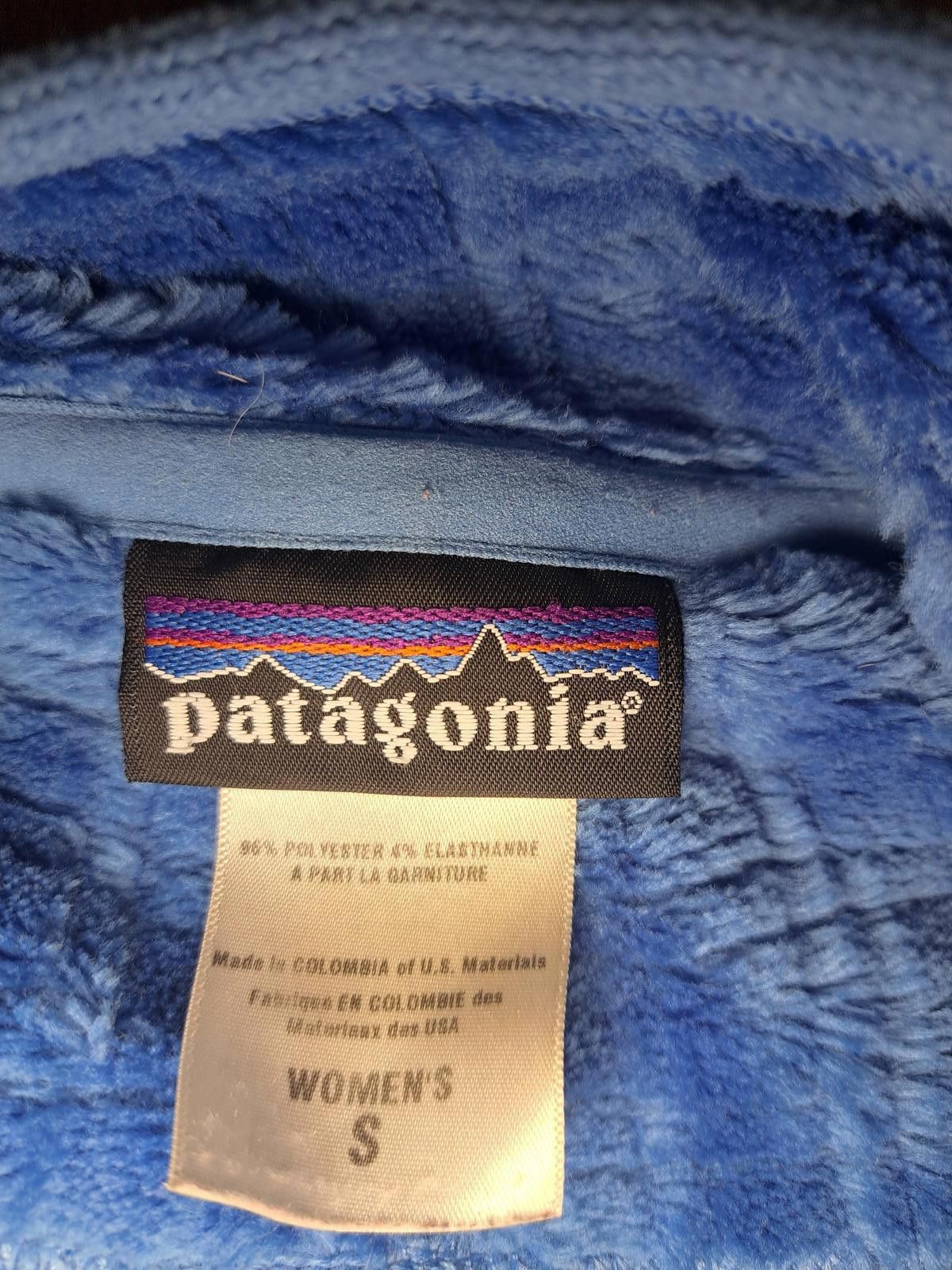 Patagonia VINTAGE Patagonia R Fleece Jacket Women Small Blue Polartec Size S / US 4 / IT 40 - 2 Thumbnail