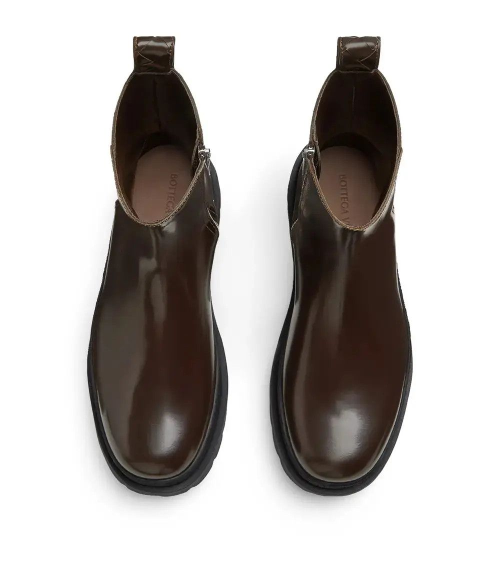 Bottega Veneta o1bcso1str1025 Leather Highway Ankle Boots in Brown Size US 6 / EU 39 - 4 Thumbnail