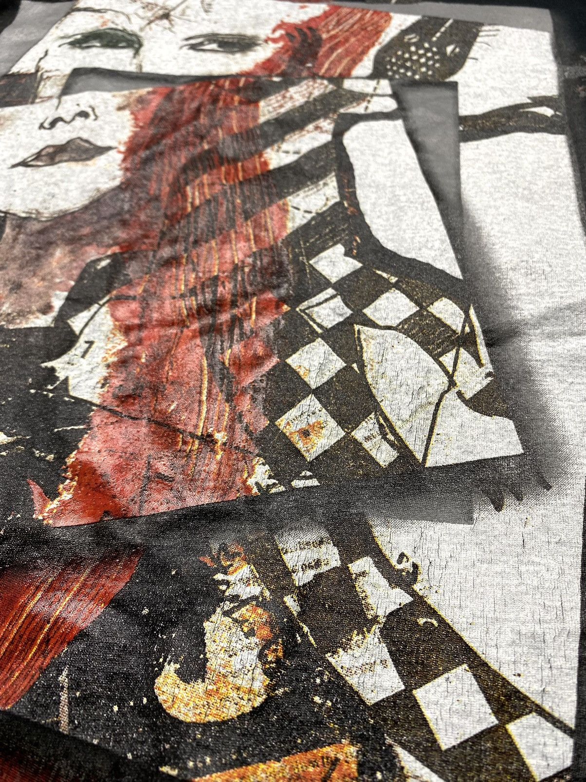 Roberto Cavalli Rare! Vintage Just Cavalli Broken Painting Long Sleeve Size L / US 10 / IT 46 - 9 Thumbnail