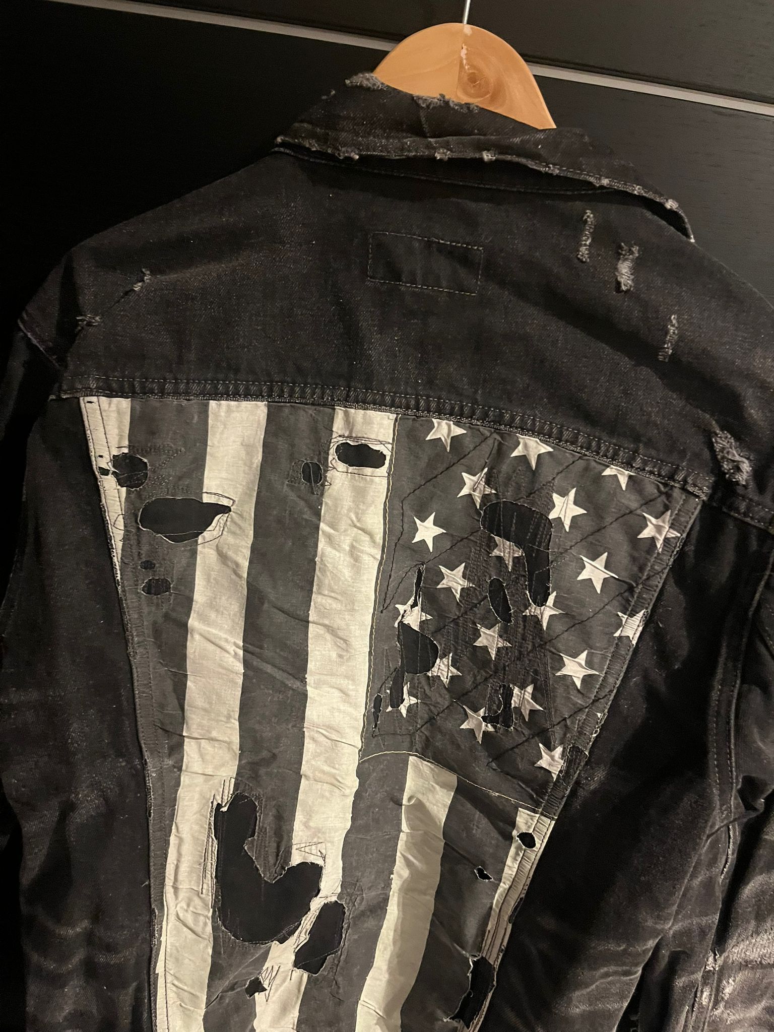 Ralph Lauren denim & supply distressed ralph lauren dark gray denim flag Size US L / EU 52-54 / 3 - 12 Thumbnail