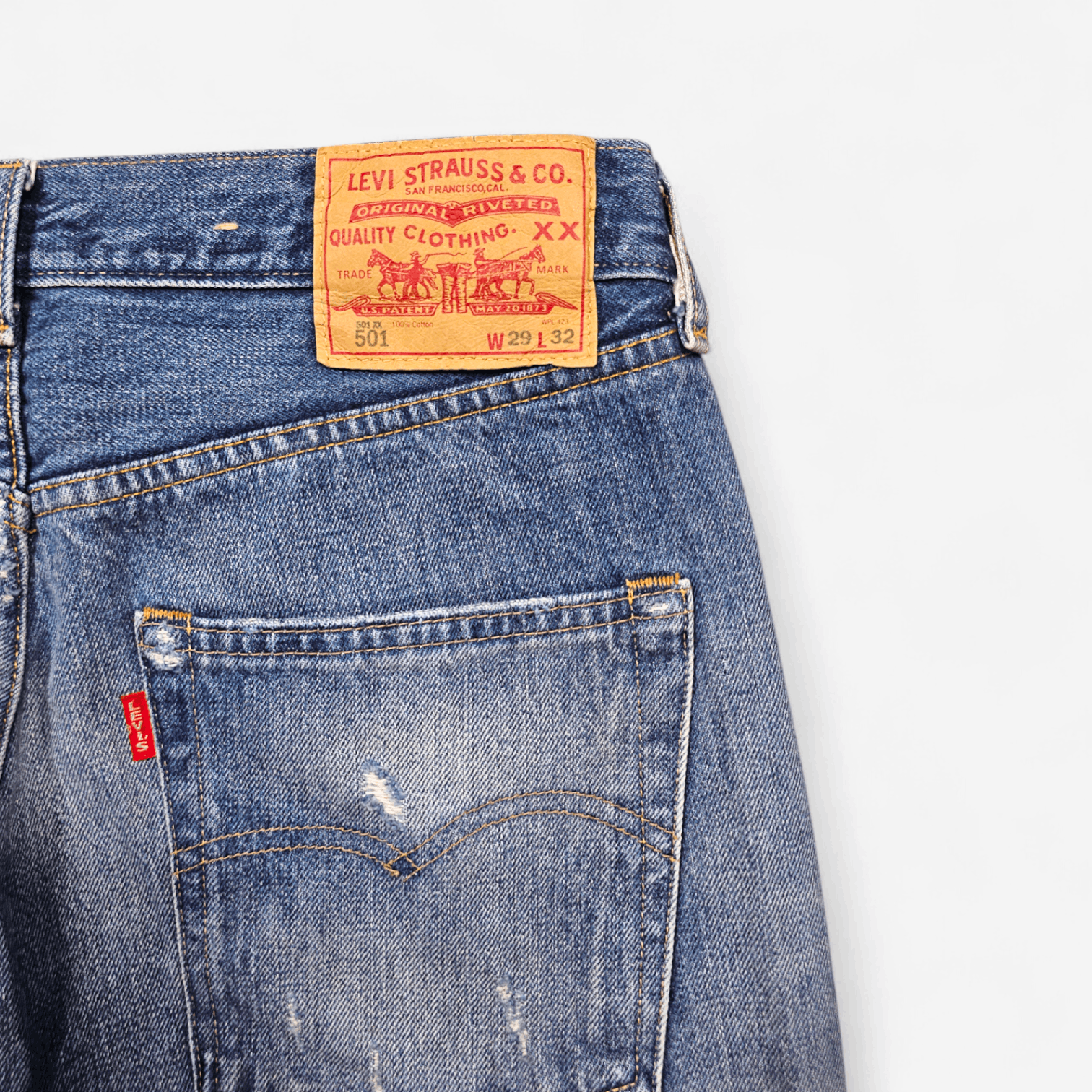 Levi's Vintage Clothing Levi's Vintage Clothing Customized 1966 501 Big E Selvedge Size US 29 - 9 Thumbnail