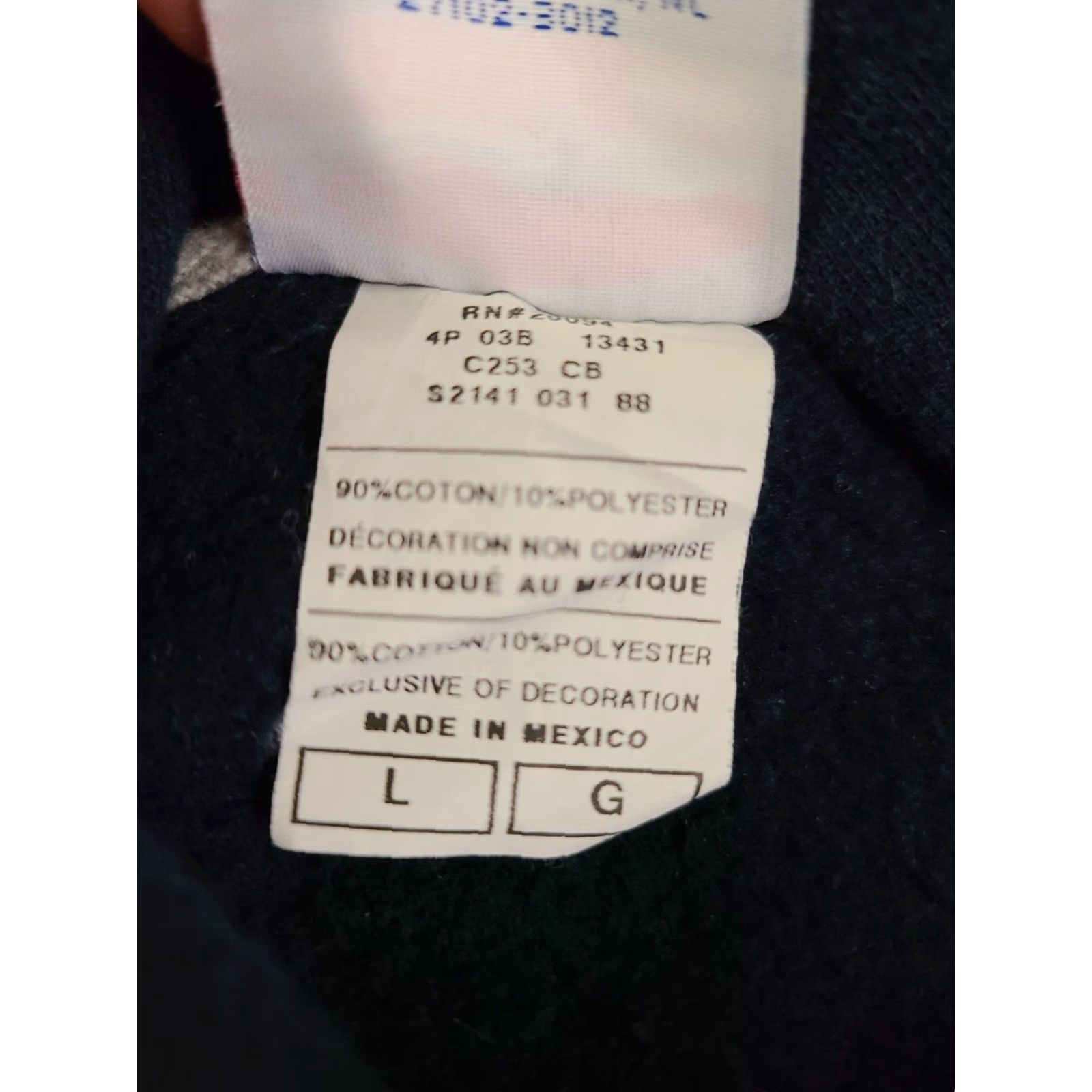 Champion Champion Men's Hoodie Pullover Long Sleeve Pockets Blue Large Size Regular Logo Winter Modern Clothing Size US L / EU 52-54 / 3 - 7 Thumbnail