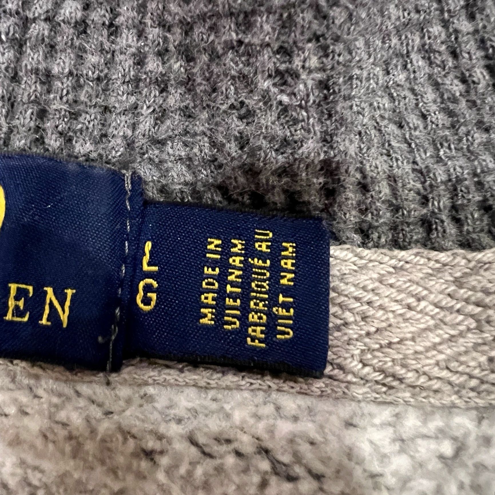 Polo Ralph Lauren Polo Ralph Lauren Hoodie Mens Size L Gray Full Zip Embroidered Pony Logo Size US L / EU 52-54 / 3 - 4 Thumbnail