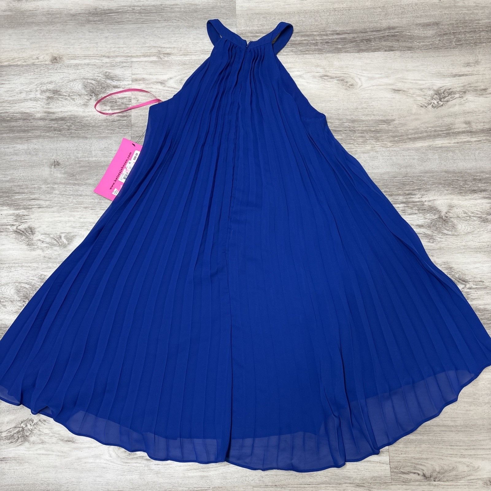 Betsey Johnson Vintage Y2K Betsey Johnson Halter Dress Womens 4 Royal Blue Size S / US 4 / IT 40 - 7 Thumbnail
