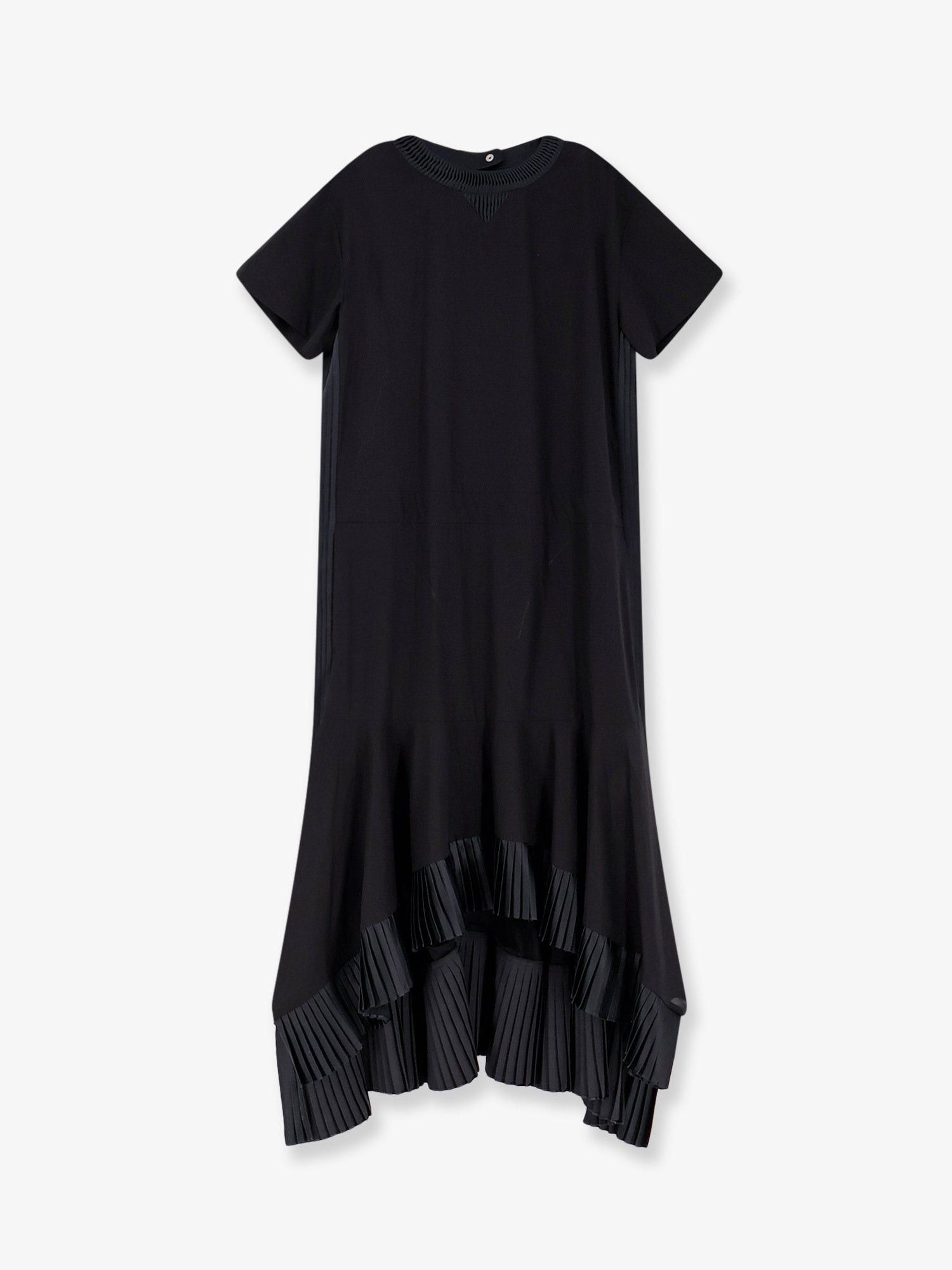 Sacai Cotton dress with pleated details Tag Size 2 Women - USA Tariffs Included
