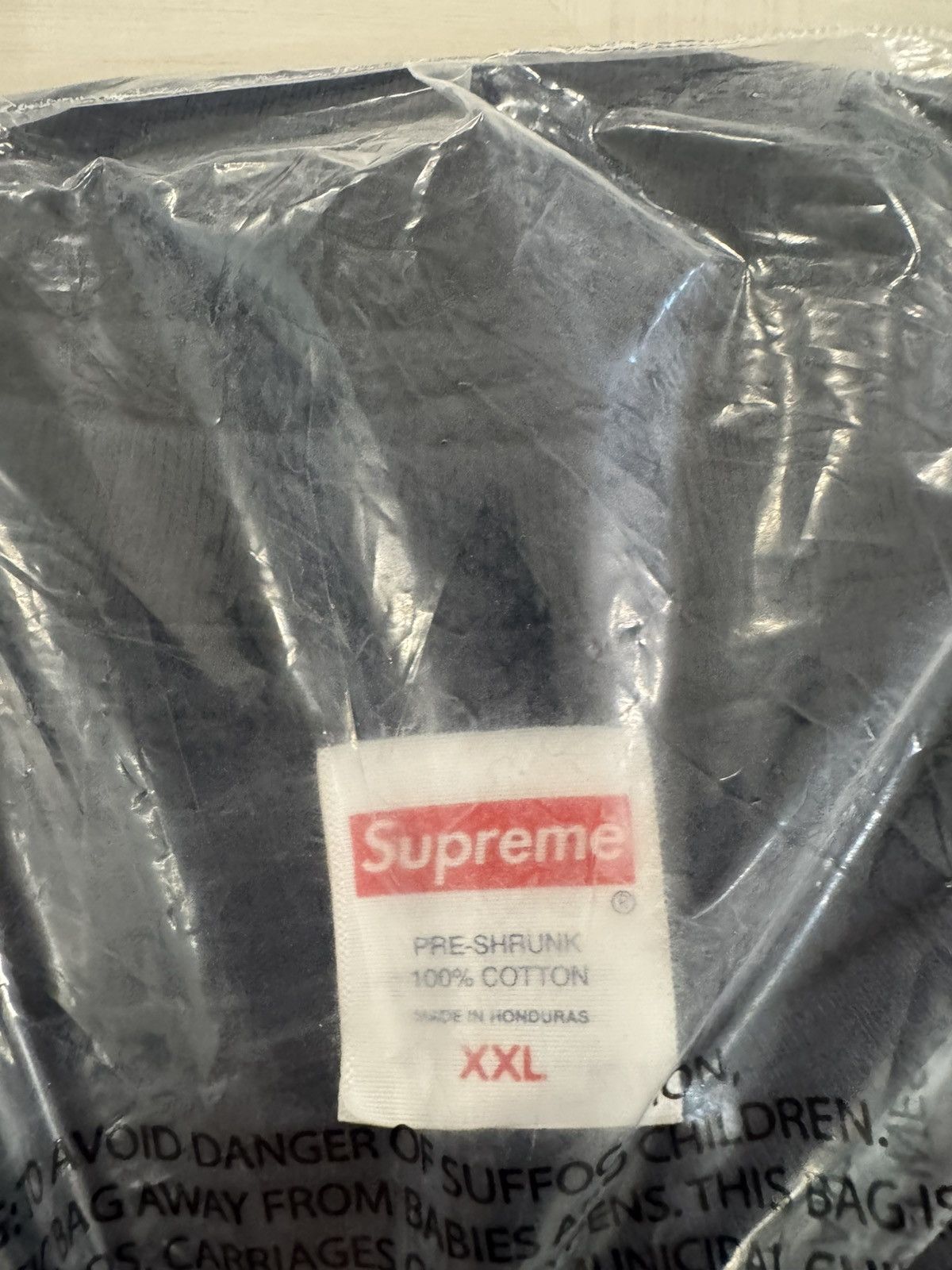 Supreme speed tee navy sz XXL SS26 IN HAND