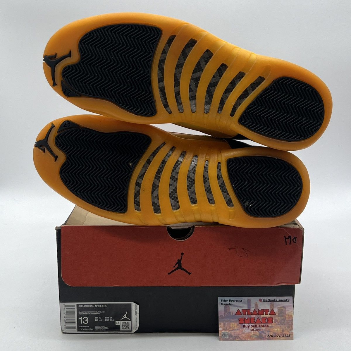 Jordan Brand Air Jordan 12 university gold Size US 13 / EU 46 - 8 Thumbnail