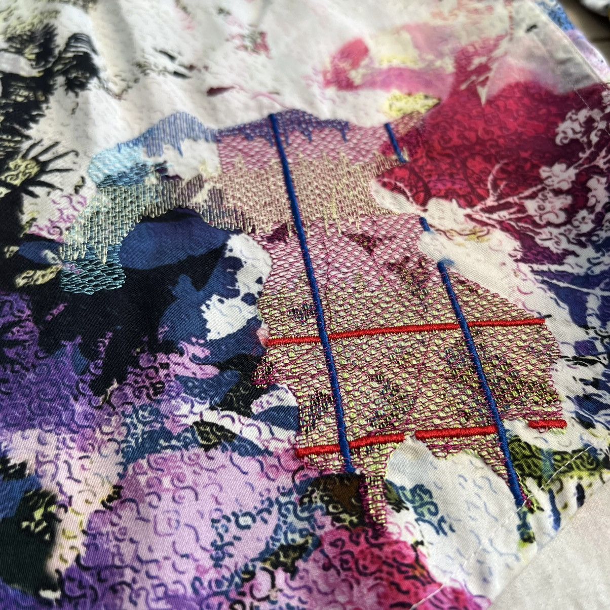 Robert Graham Robert Graham Mack Daddy Watercolor Abstract Cotton Shirt Size US L / EU 52-54 / 3 - 10 Thumbnail
