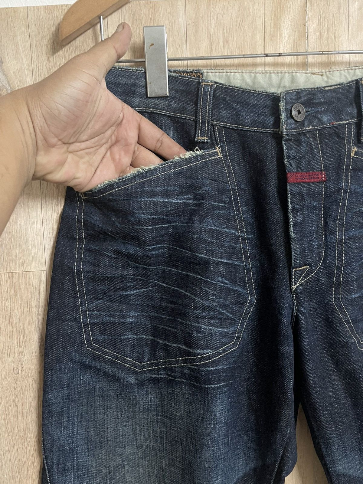 Marithe + Francois Girbaud Marithe + Francois Girbaud Biker Denim W33 L43.5 Rare Punk Size US 33 - 13 Thumbnail