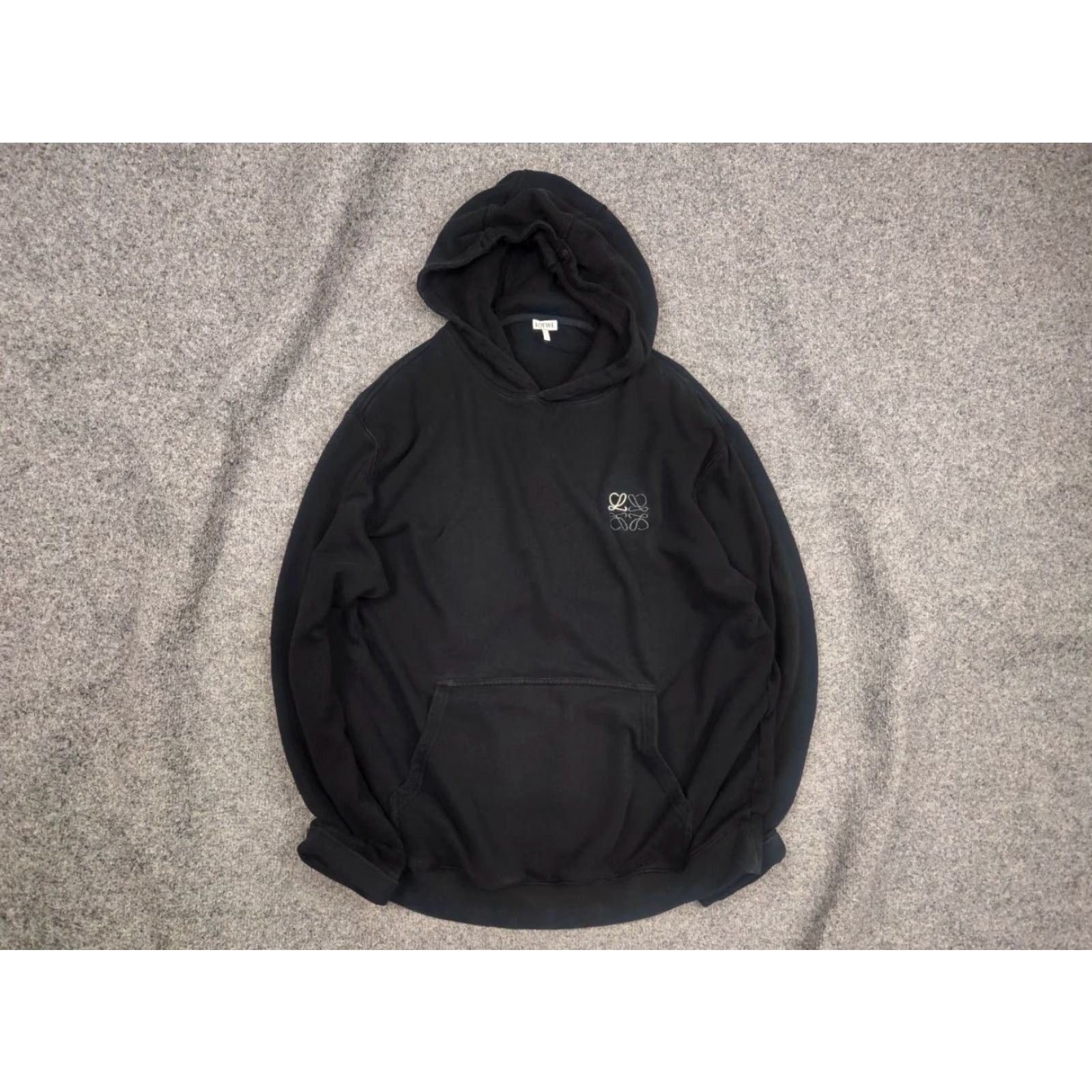 Loewe Loewe mini classic logo black oversized authentic hoodie Size US XL / EU 56 / 4 - 2 Thumbnail