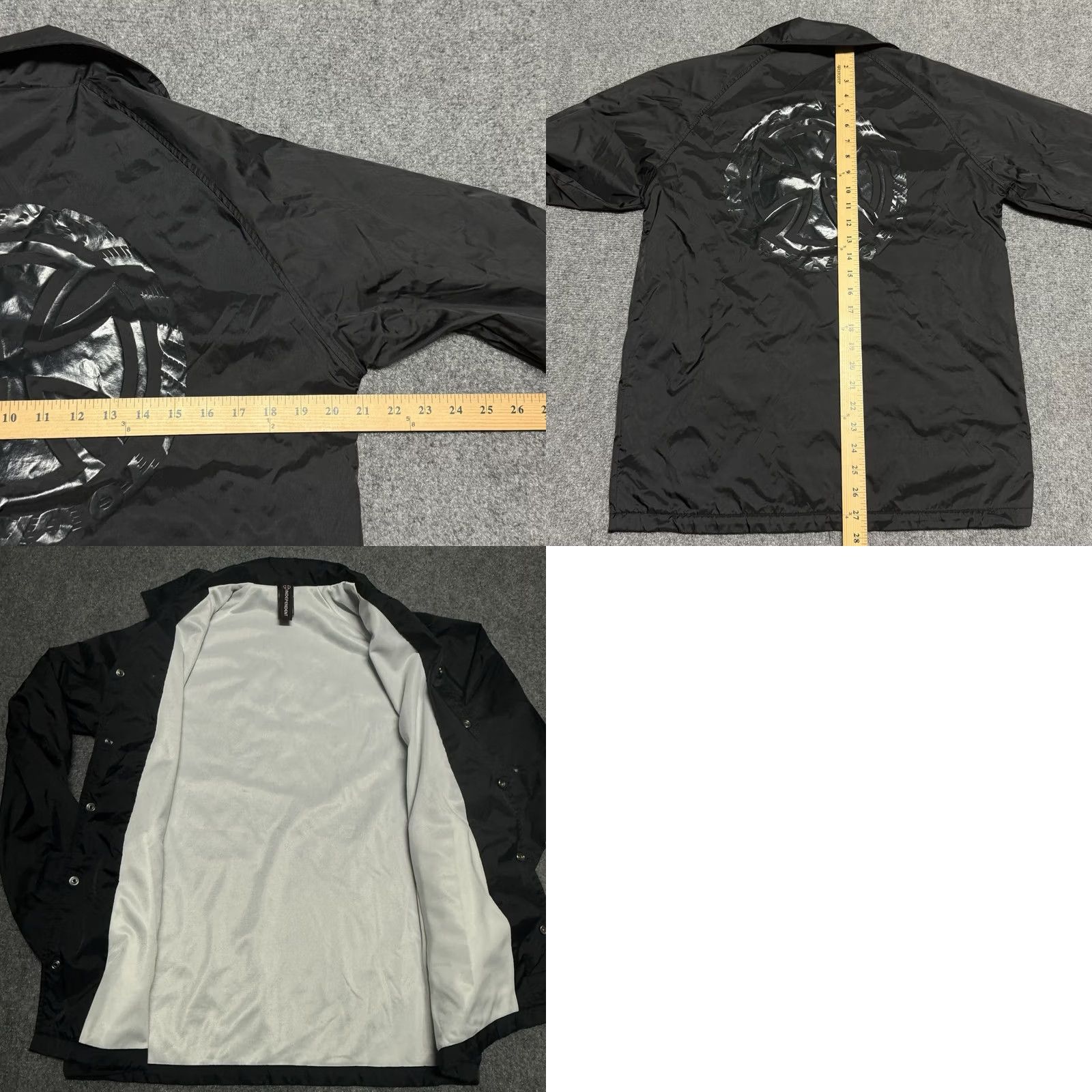 Vintage VINTAGE Independent Truck Co. Jacket Mens S Black Windbreaker Snap Front Nylon Skateboarding Windbreaker Mens Size US S / EU 44-46 / 1 - 8 Thumbnail