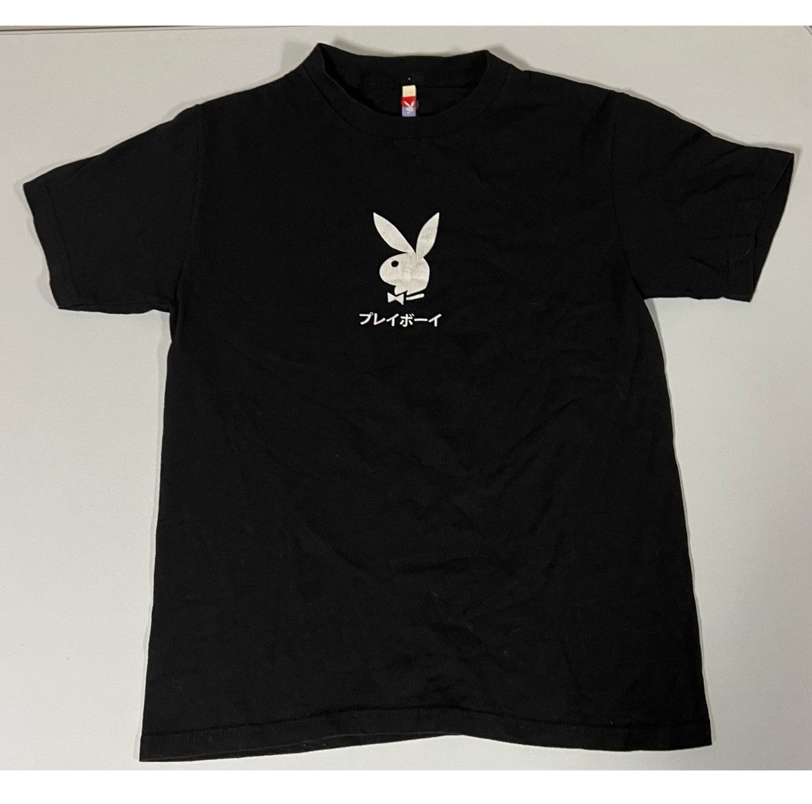 Playboy Black Playboy Bunny Playing Card T-Shirt Top Tee Size S 🤍🖤 Size US S / EU 44-46 / 1 - 1 Thumbnail