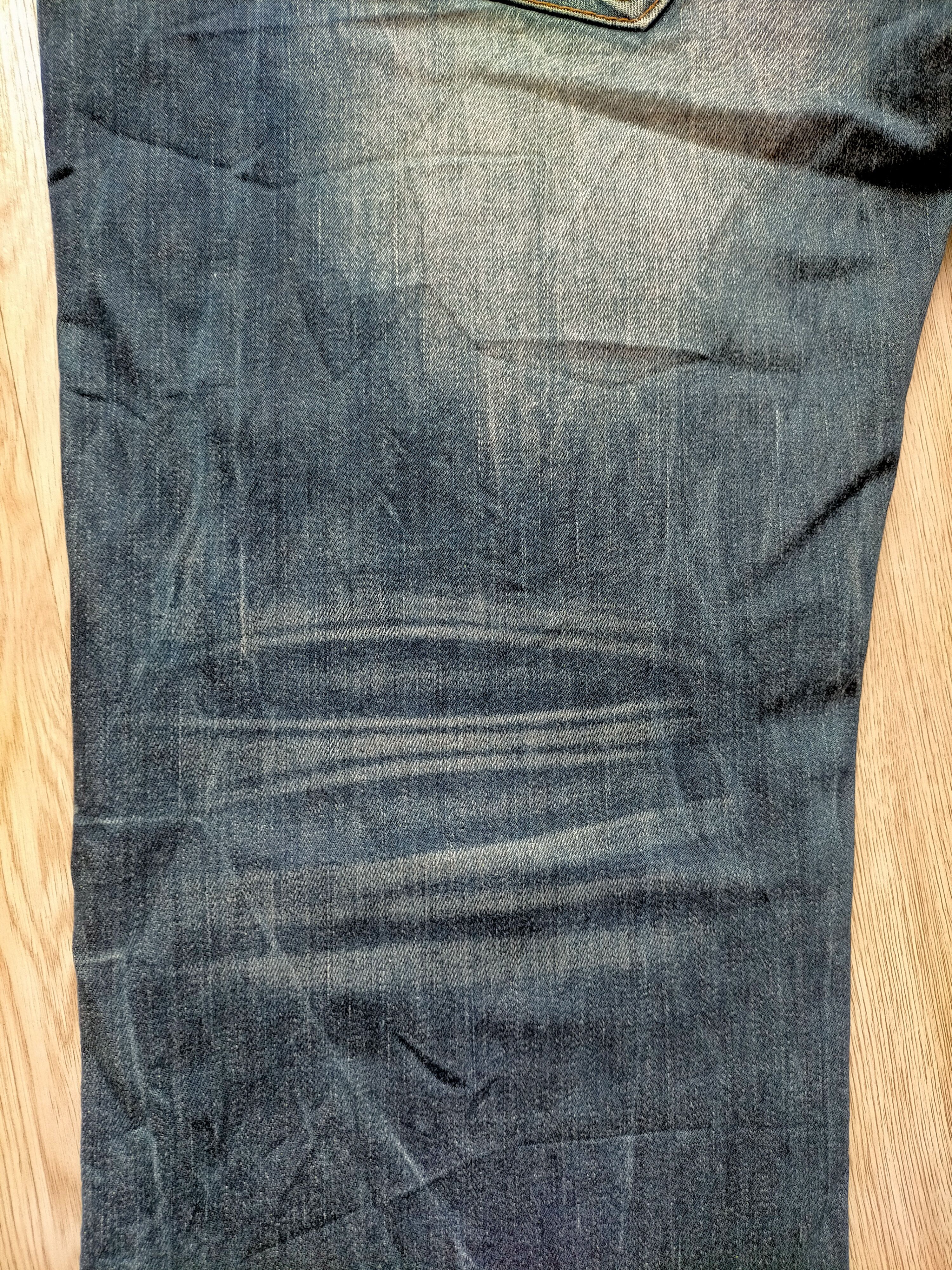 Ed Hardy Red Pepper x Ed Hardy Embroidered Blue Denim Pants Size US 34 / EU 50 - 5 Thumbnail