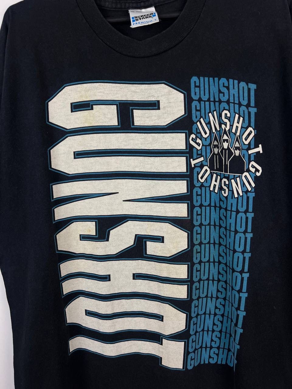 Vintage Gunshot 90s hip hop vintage t-shirts size XL Size US XL / EU 56 / 4 - 5 Thumbnail
