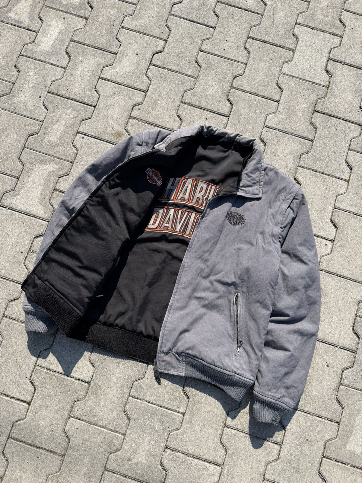Harley Davidson Harley Davidson Rare Revisable Jacket 3 in 1 Streetwear Hype Size US L / EU 52-54 / 3 - 9 Thumbnail