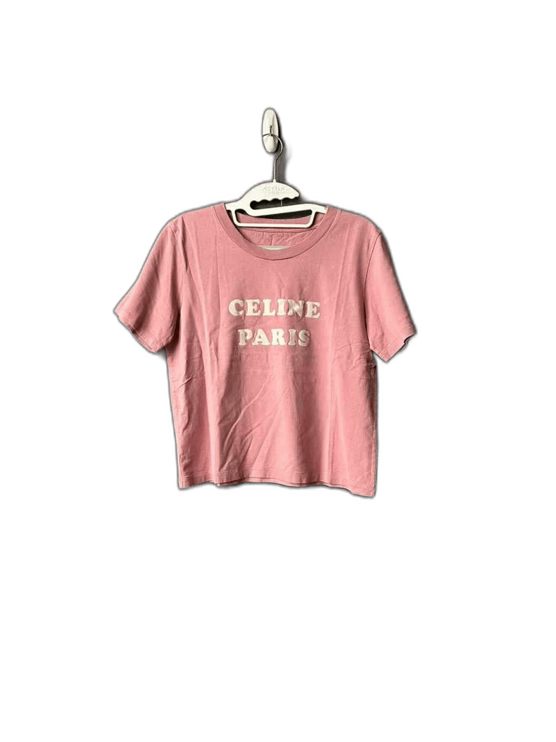 Celine Celine Pink Short Sleeve T-Shirt Size S / US 4 / IT 40 - 1 Thumbnail