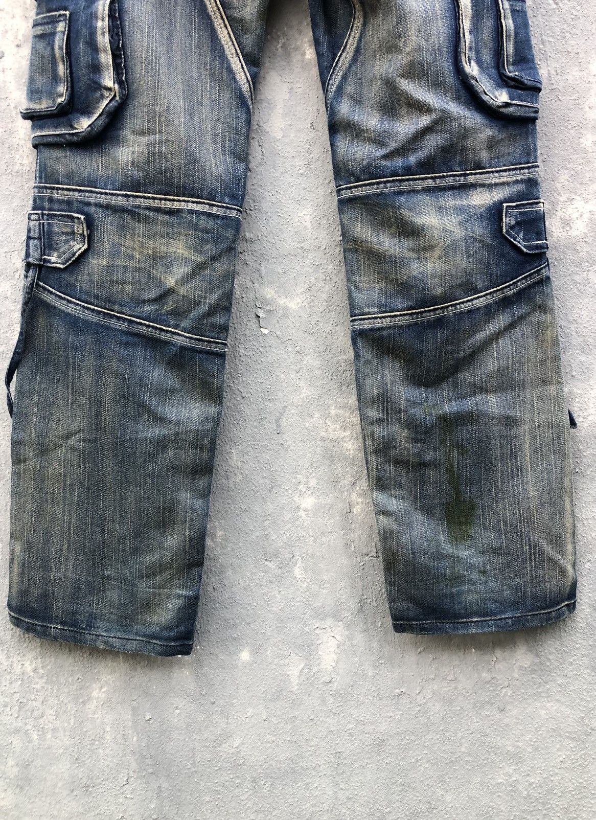 Japanese Brand D’Art Tactical Bondage Washed Jeans Size US 31 - 9 Thumbnail