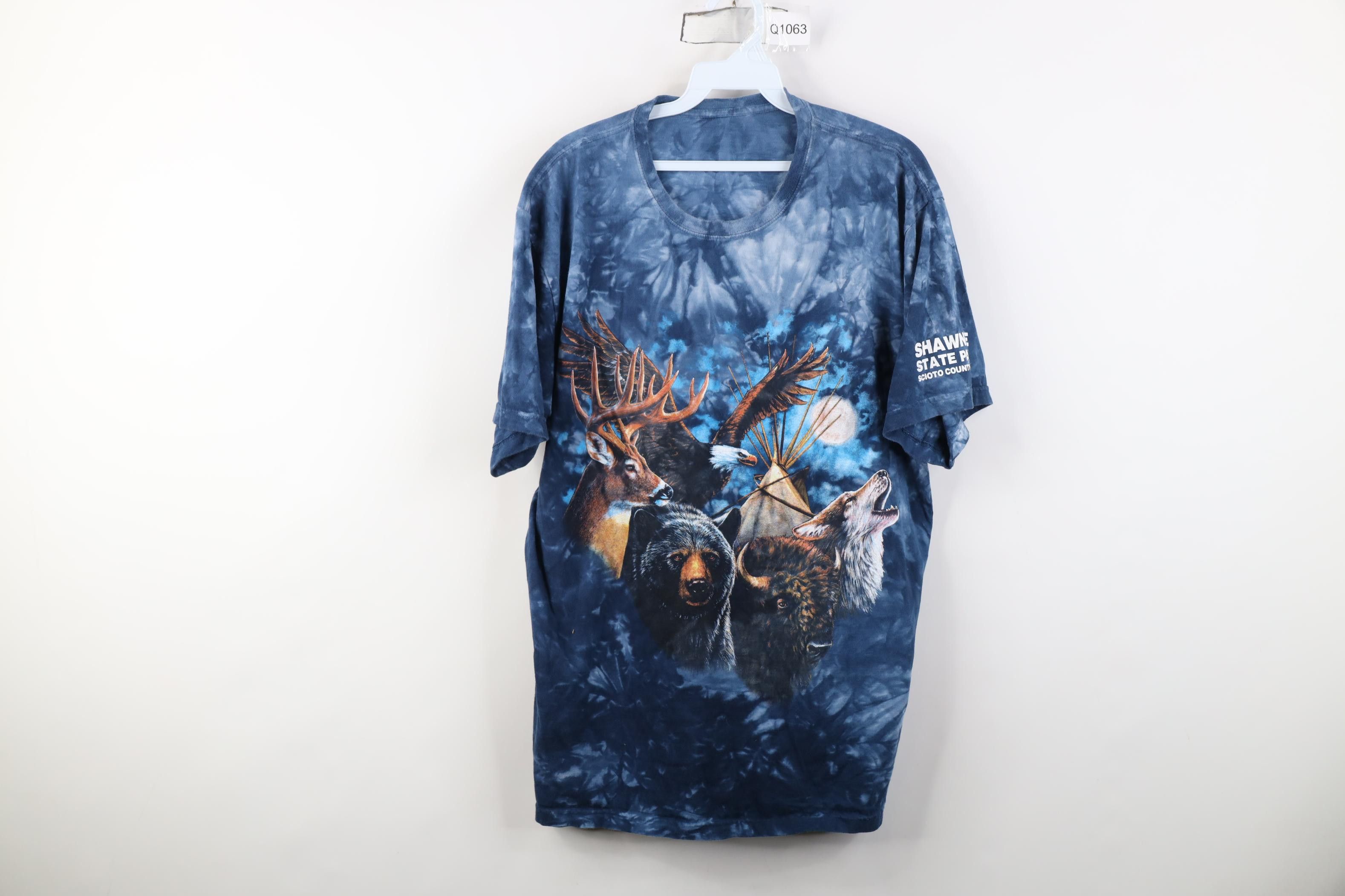 Vintage Vintage 90s Y2K State Park Acid Wash Nature Eagle T-Shirt Size US L / EU 52-54 / 3 - 1 Thumbnail