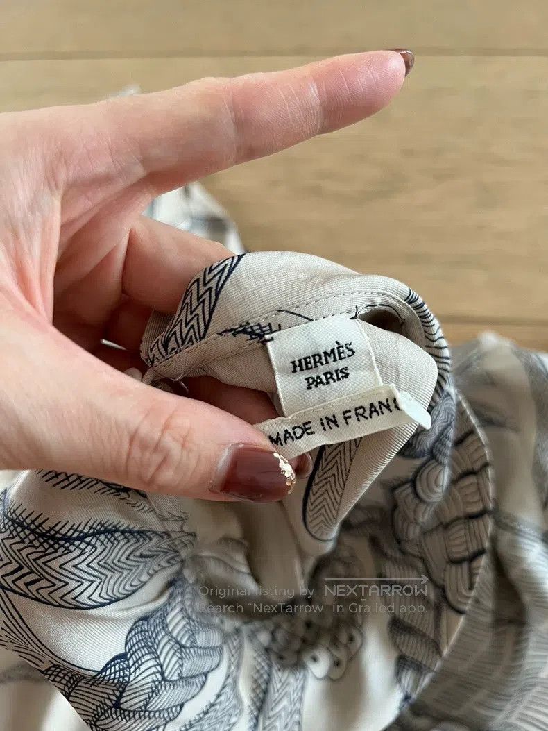Hermes Hermes Mulberry silk printed dress Size XS / US 0-2 / IT 36-38 - 7 Thumbnail
