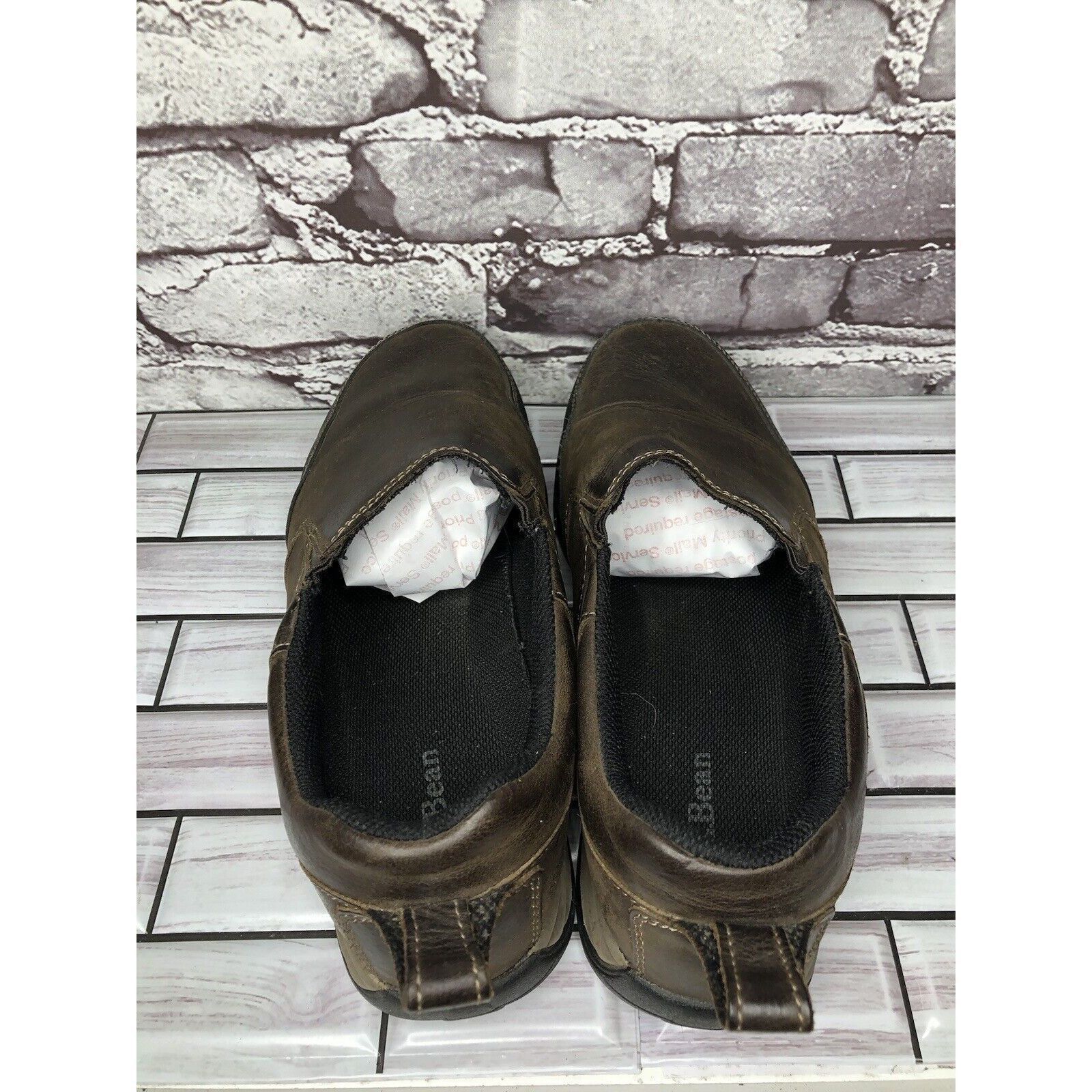 L.L. Bean L.L Bean Traverse 507184 Brown Leather Slip On Trail Shoes M Size US 9.5 / EU 42-43 - 5 Thumbnail