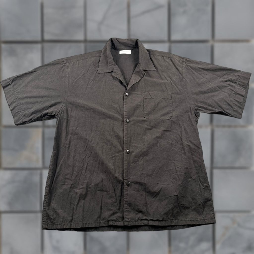 John Elliott John Elliott Camp Shirt Men's Size 2 Black Casual Button Down Loop Collar Size US XS / EU 42 / 0 - 1 Thumbnail