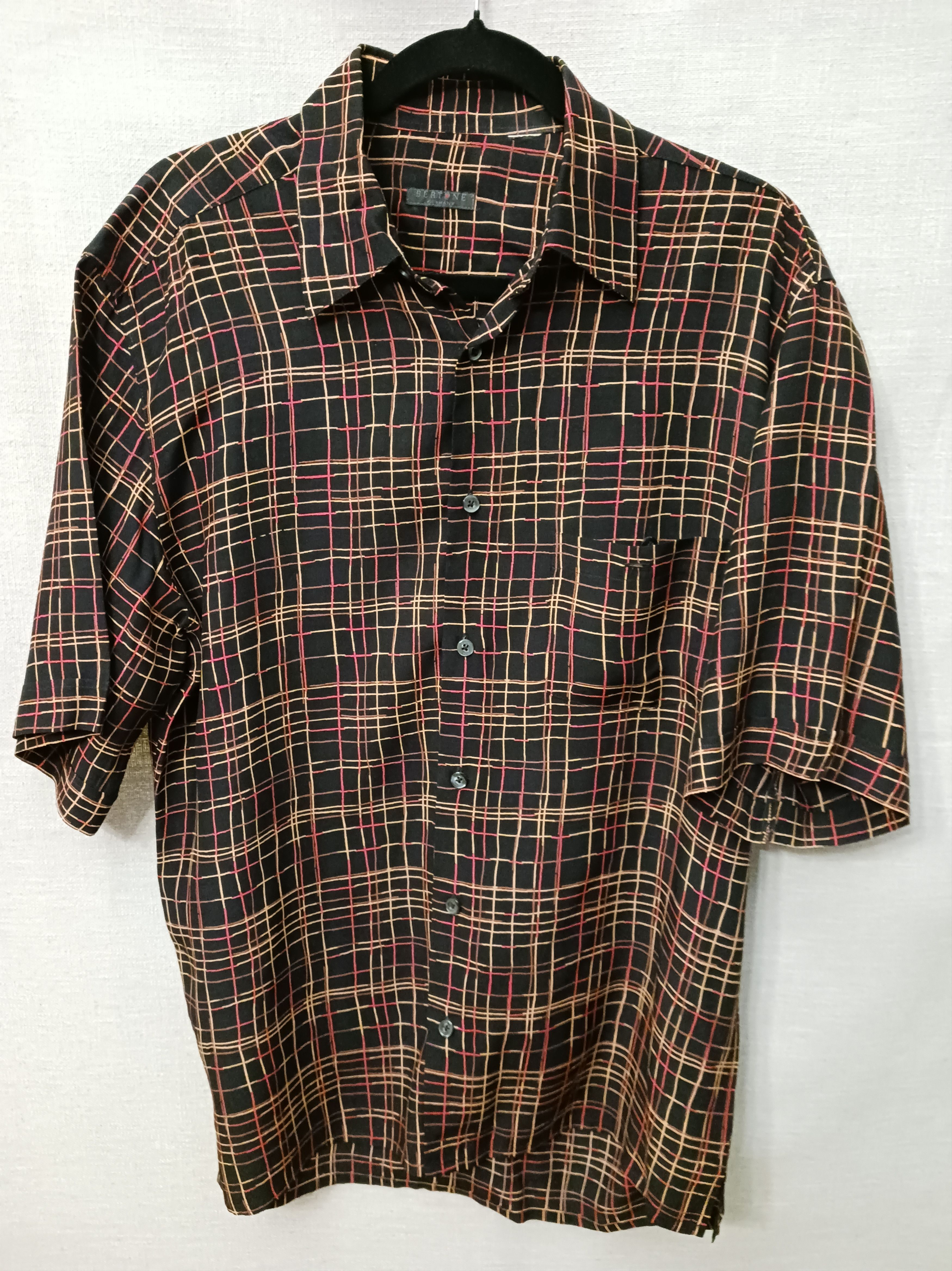 Vintage Vintage Bertone Short Sleeve Abstract Designed Shirt Size US M / EU 48-50 / 2 - 1 Thumbnail