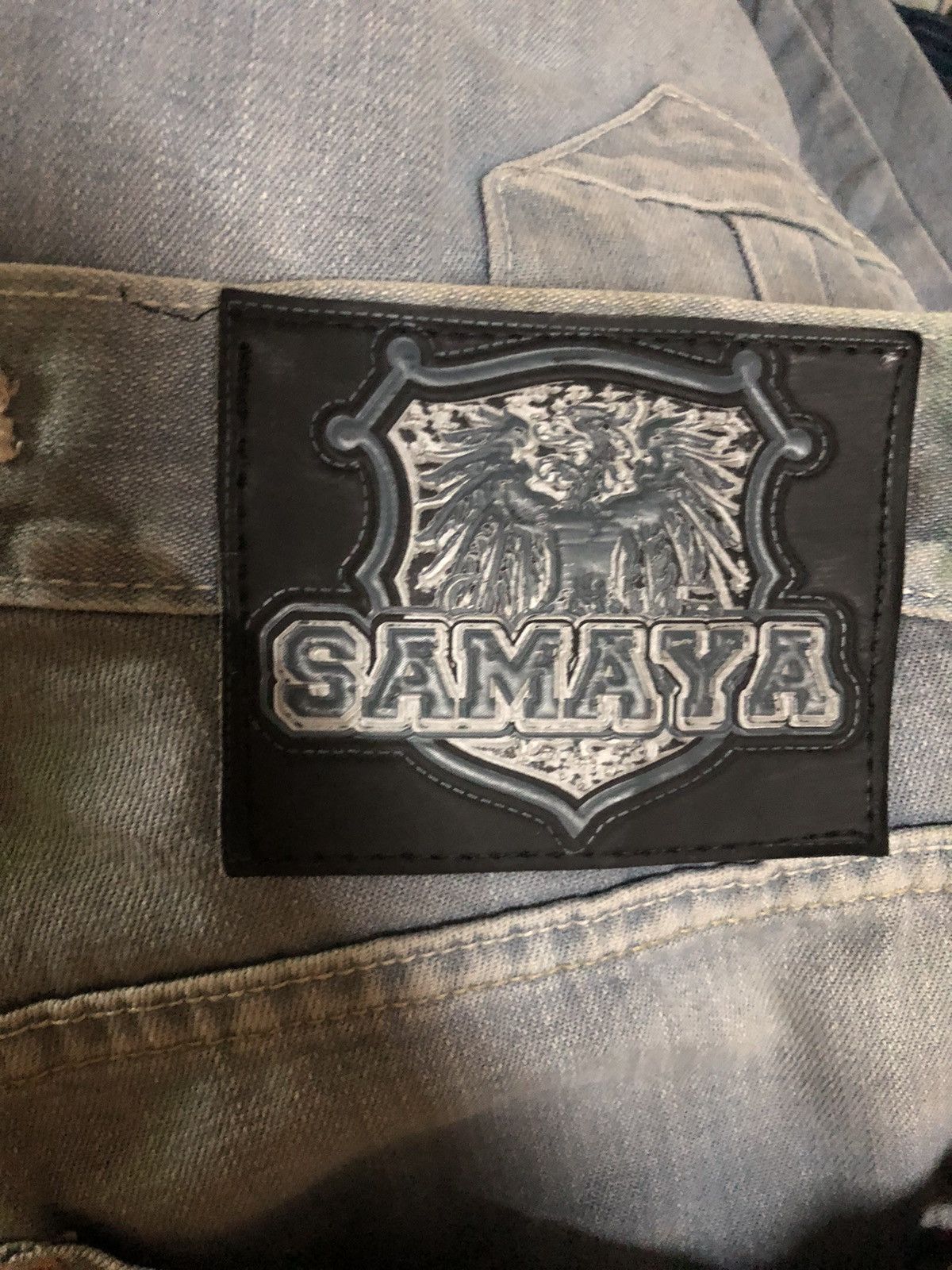 Hysteric Glamour × Japanese Brand Samaya 42 Cargo Punk Rockabilly Denim Pants Size US 34 / EU 50 - 4 Thumbnail