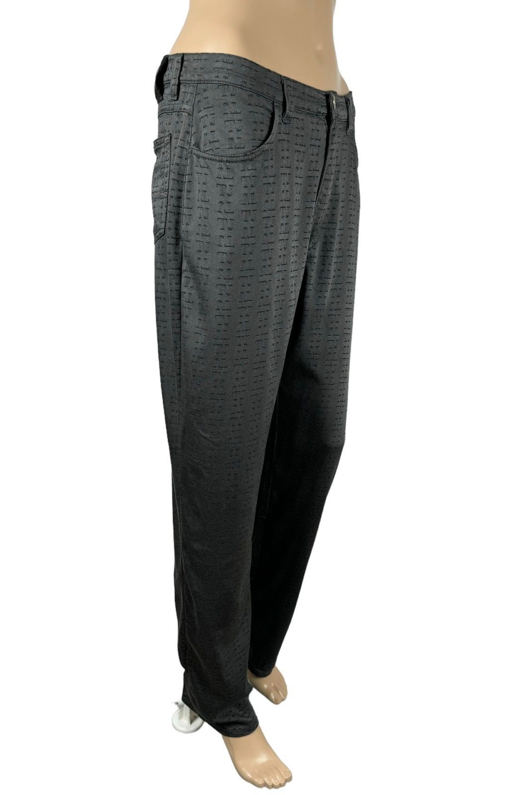 Trussardi × Vintage Trussardi Monogrammed Pants TJ Viscose size 31 Size US 31 - 3 Thumbnail