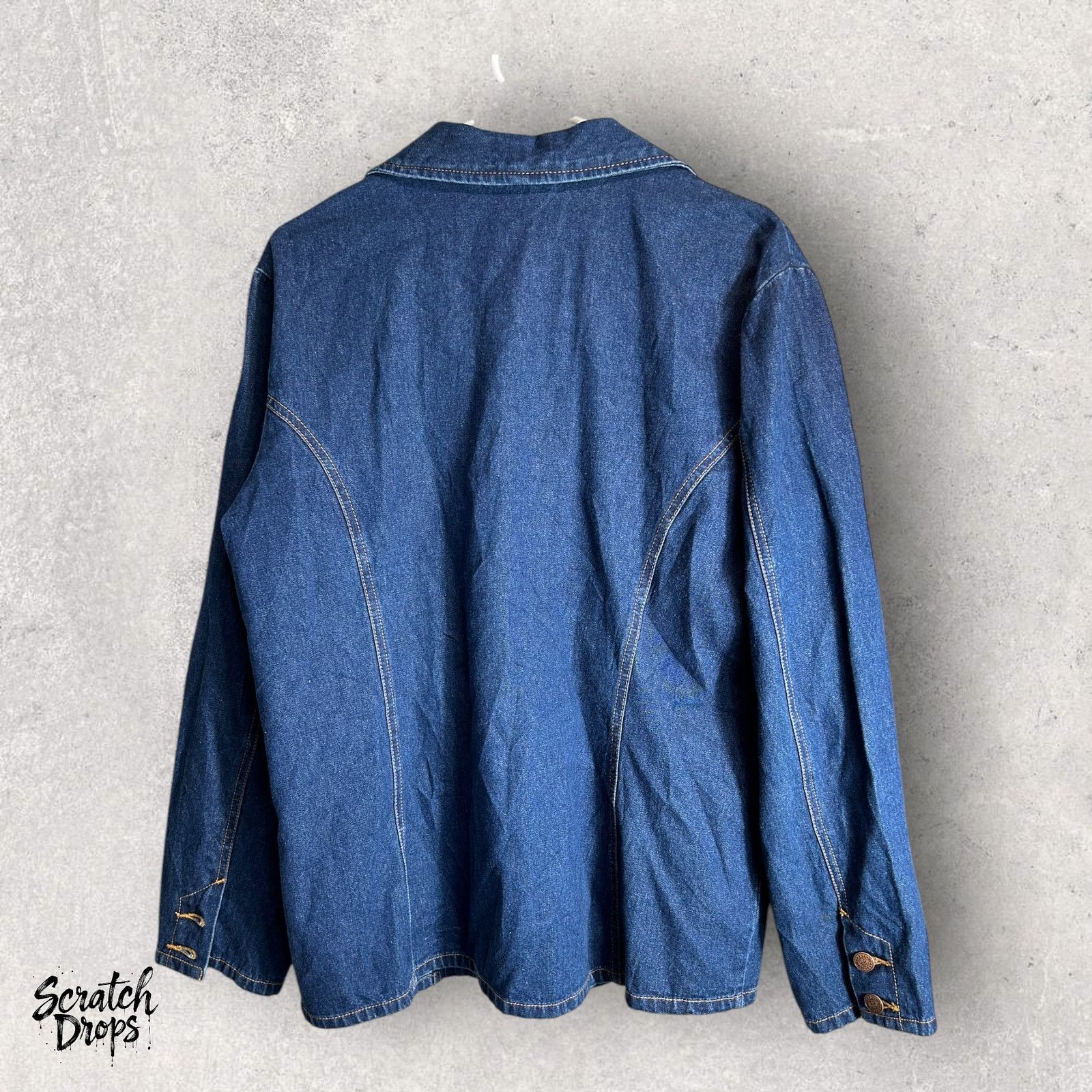 Other Vtg Bill Blass Jeanswear Jacket Blazer Women XL Denim Blue Size XL / US 12-14 / IT 48-50 - 3 Thumbnail