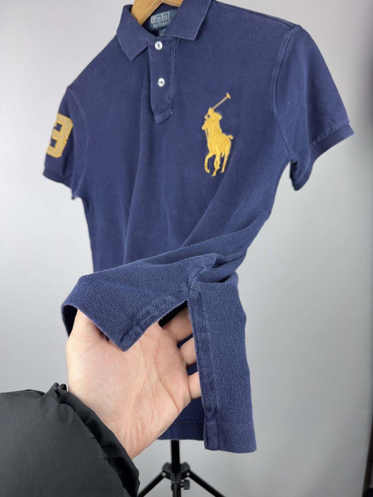 Polo Ralph Lauren 90s Retro VNTG Polo Ralph Lauren Big Pony No.3 Navy Polo XS Size US XS / EU 42 / 0 - 5 Thumbnail