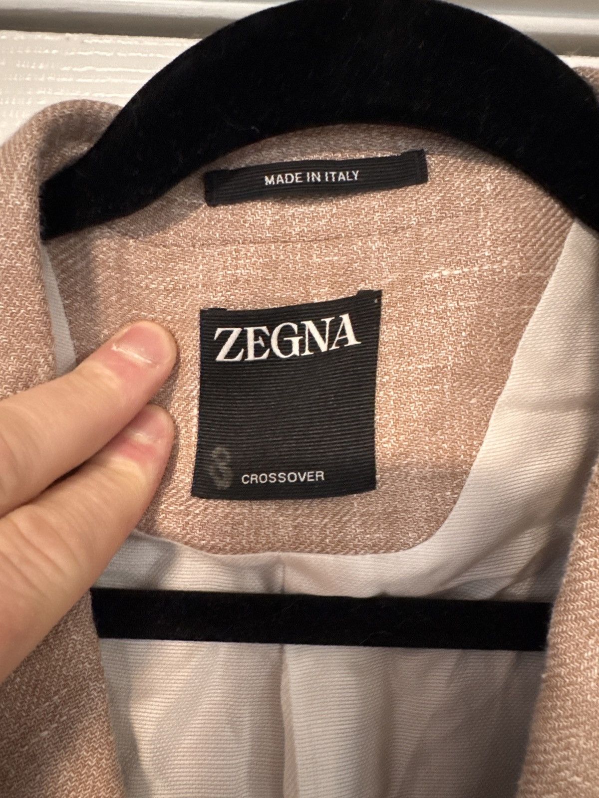 Ermenegildo Zegna Zegna Crossover Fairway linen, wool & silk blend sport coat Size 46R - 3 Thumbnail