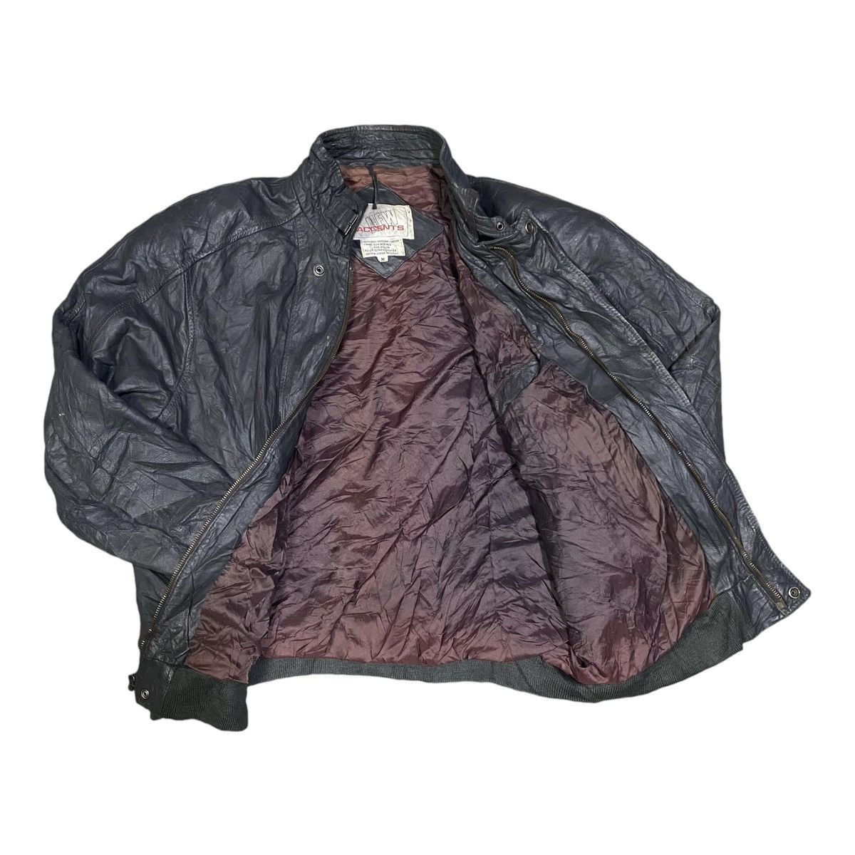 Japanese Brand Leather Zipper Jacket Size US M / EU 48-50 / 2 - 4 Thumbnail