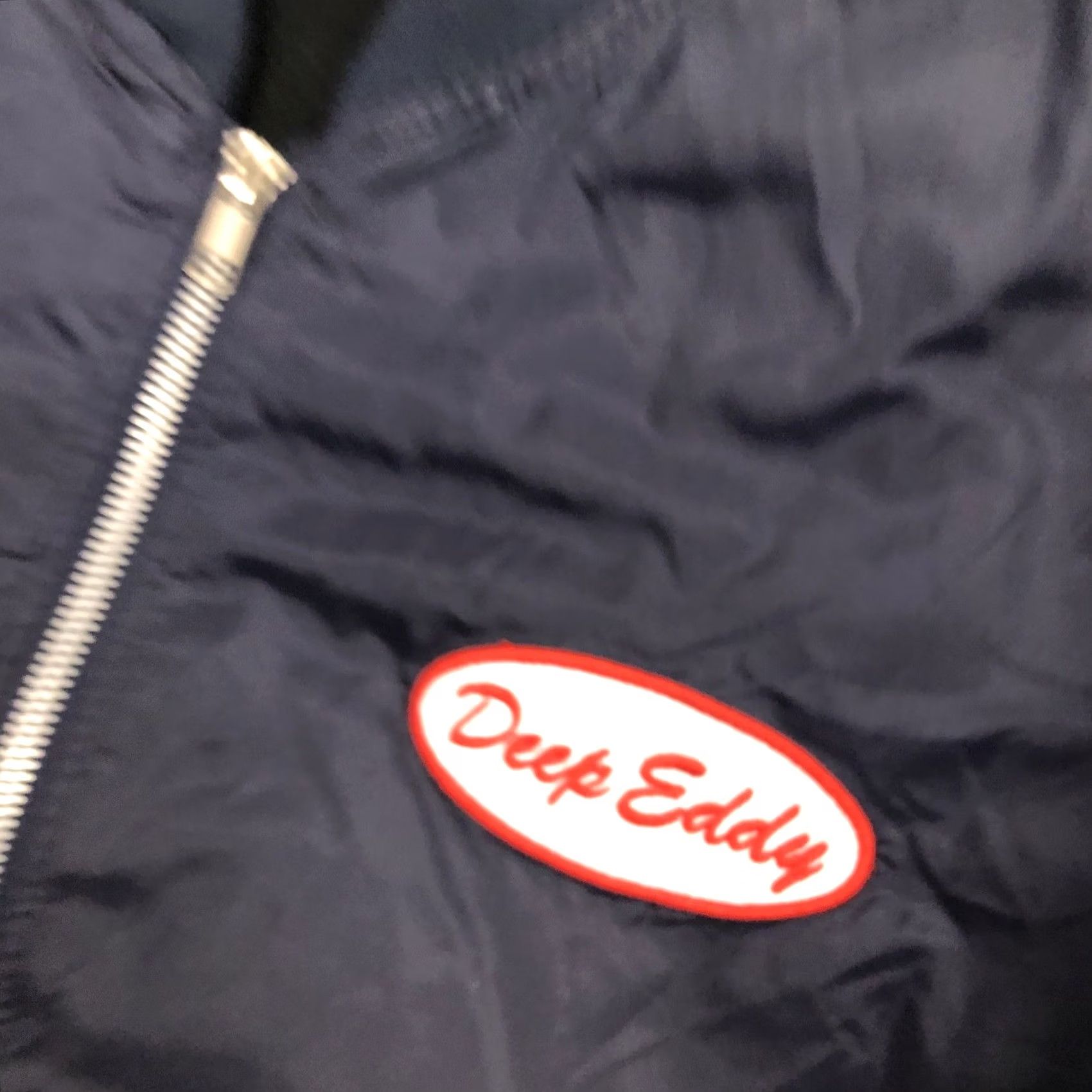 Vintage VINTAGE Deep Eddy Vodka Bomber Jacket Medium Blue Full Zip Embroidered Jacket Unisex Adults NF Size US M / EU 48-50 / 2 - 7 Thumbnail