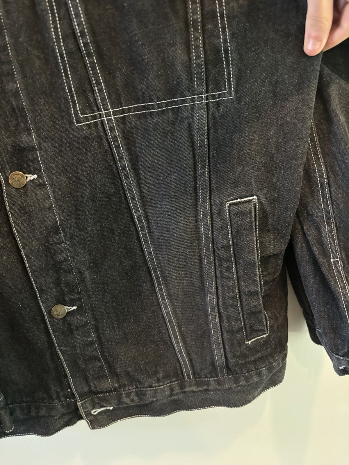 Vintage Vintage Black Oversized Denim Jacket y2k Size US L / EU 52-54 / 3 - 5 Thumbnail