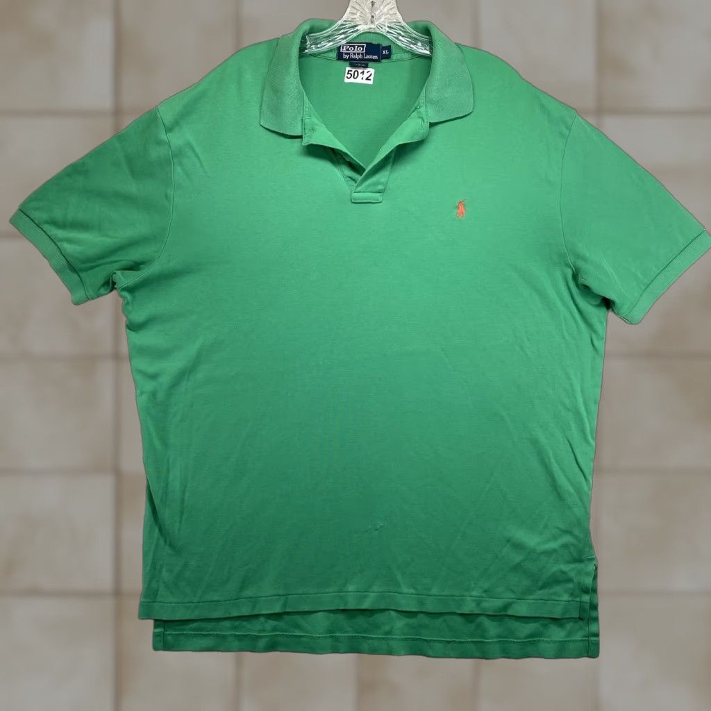 Polo Ralph Lauren VINTAGE Ralph Lauren Polo Shirt Men’s XL Green Short Sleeve Classic Logo Golf 100% Cotton Size US XL / EU 56 / 4 - 1 Thumbnail