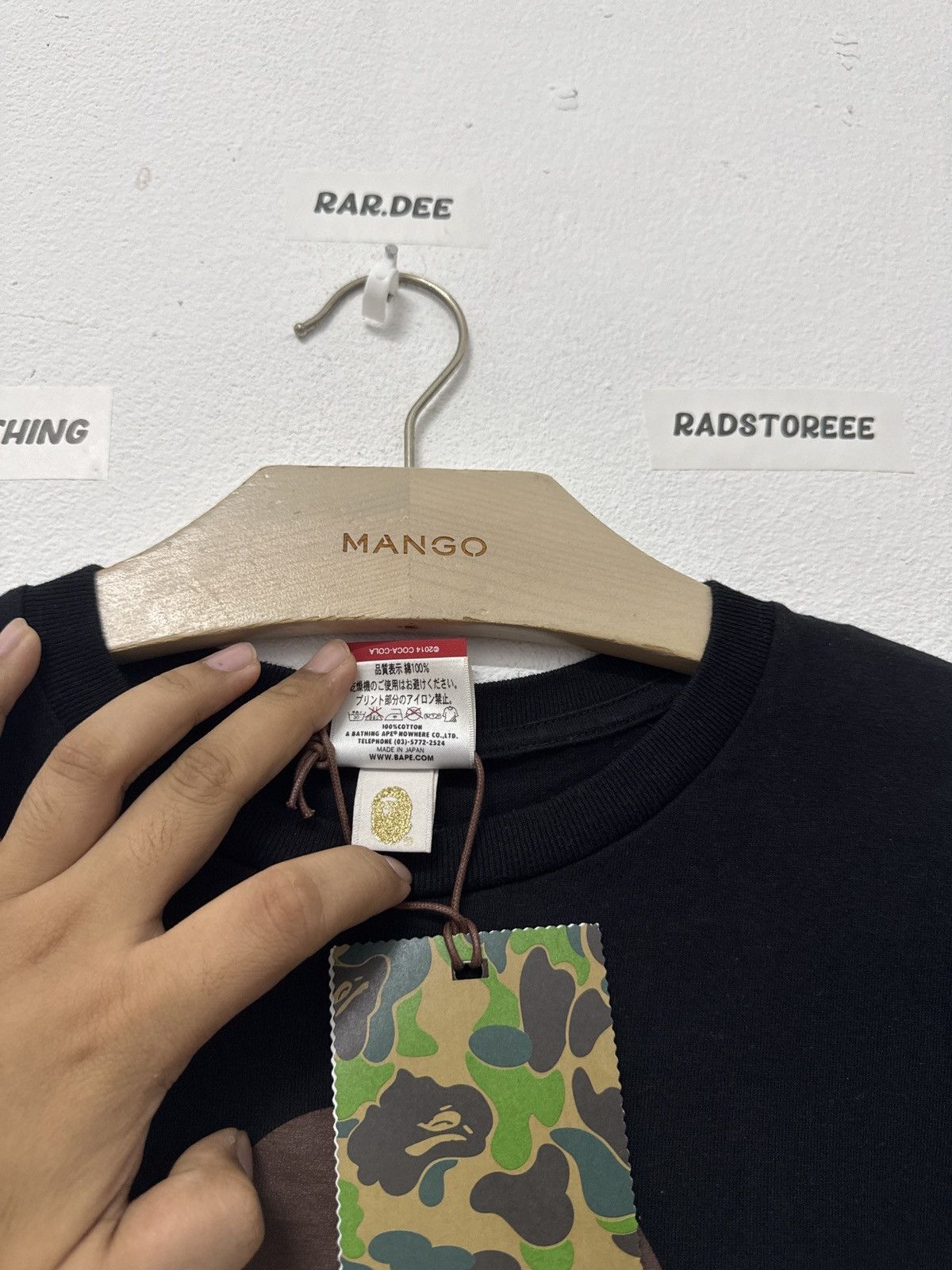 Bape × Coca Cola Bape x Coca Cola Big Head Tee Size US L / EU 52-54 / 3 - 7 Thumbnail