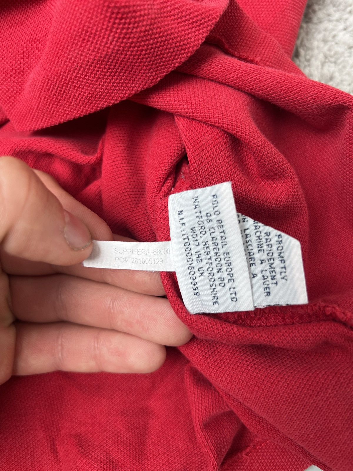 Polo Ralph Lauren × Vintage Vintage Polo Ralph Lauren Rugby T- Shirt Size US L / EU 52-54 / 3 - 6 Thumbnail
