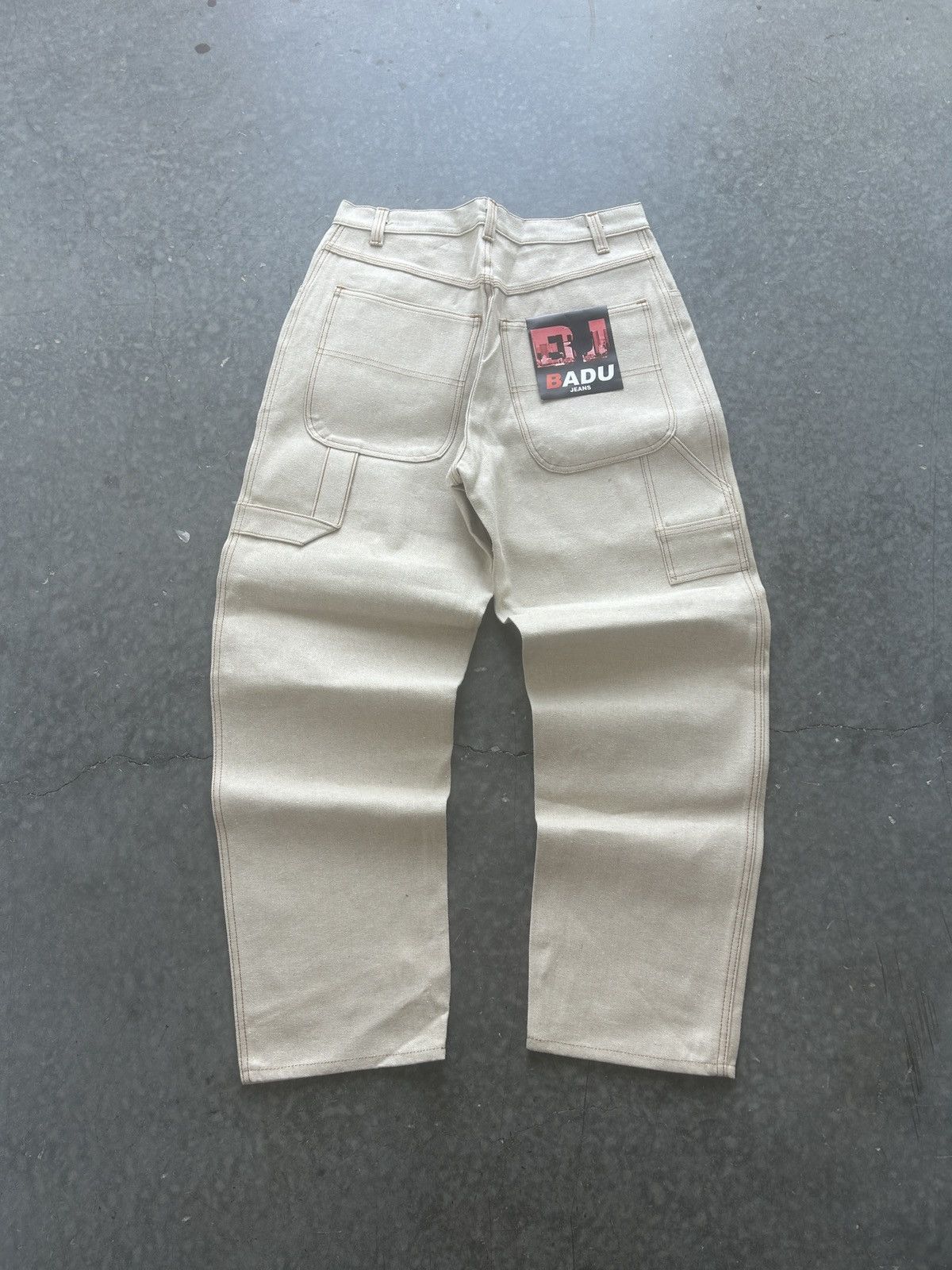 Fubu × JNCO × Vintage BNWT Vintage Y2K Platinum Fubu Carpenter Jeans Size US 36 / EU 52 - 4 Thumbnail