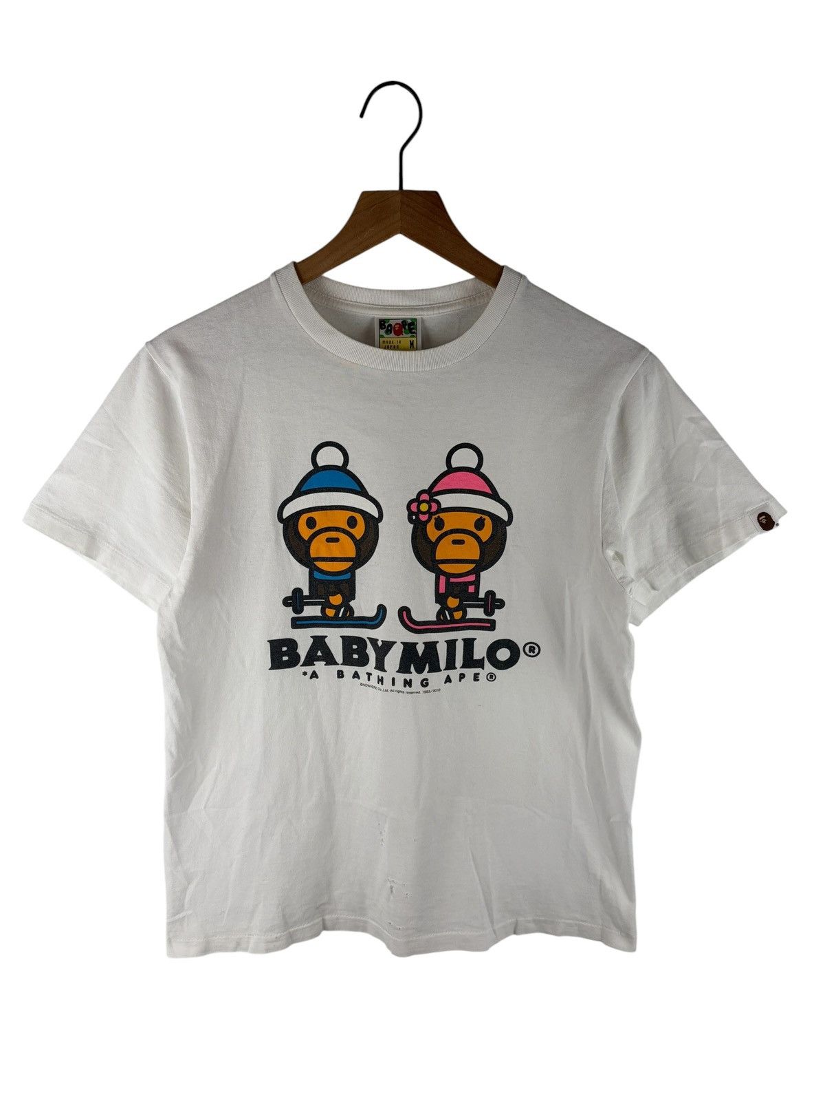 Bape 2010 Bape Milo&Lisa Print Tee Size US S / EU 44-46 / 1 - 1 Thumbnail