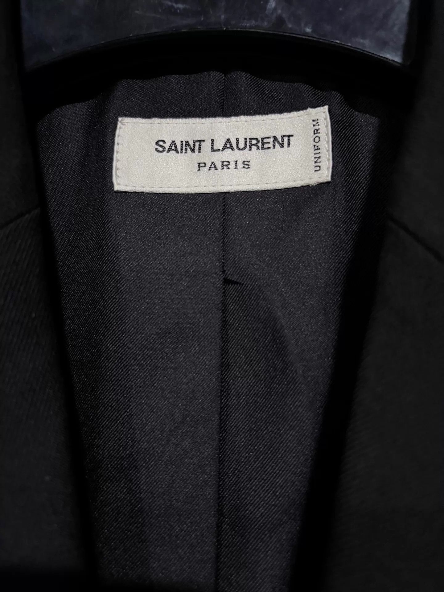 Saint Laurent Paris Saint Laurent Classic Smoking Jacket Men's 48 Size 48R - 4 Thumbnail