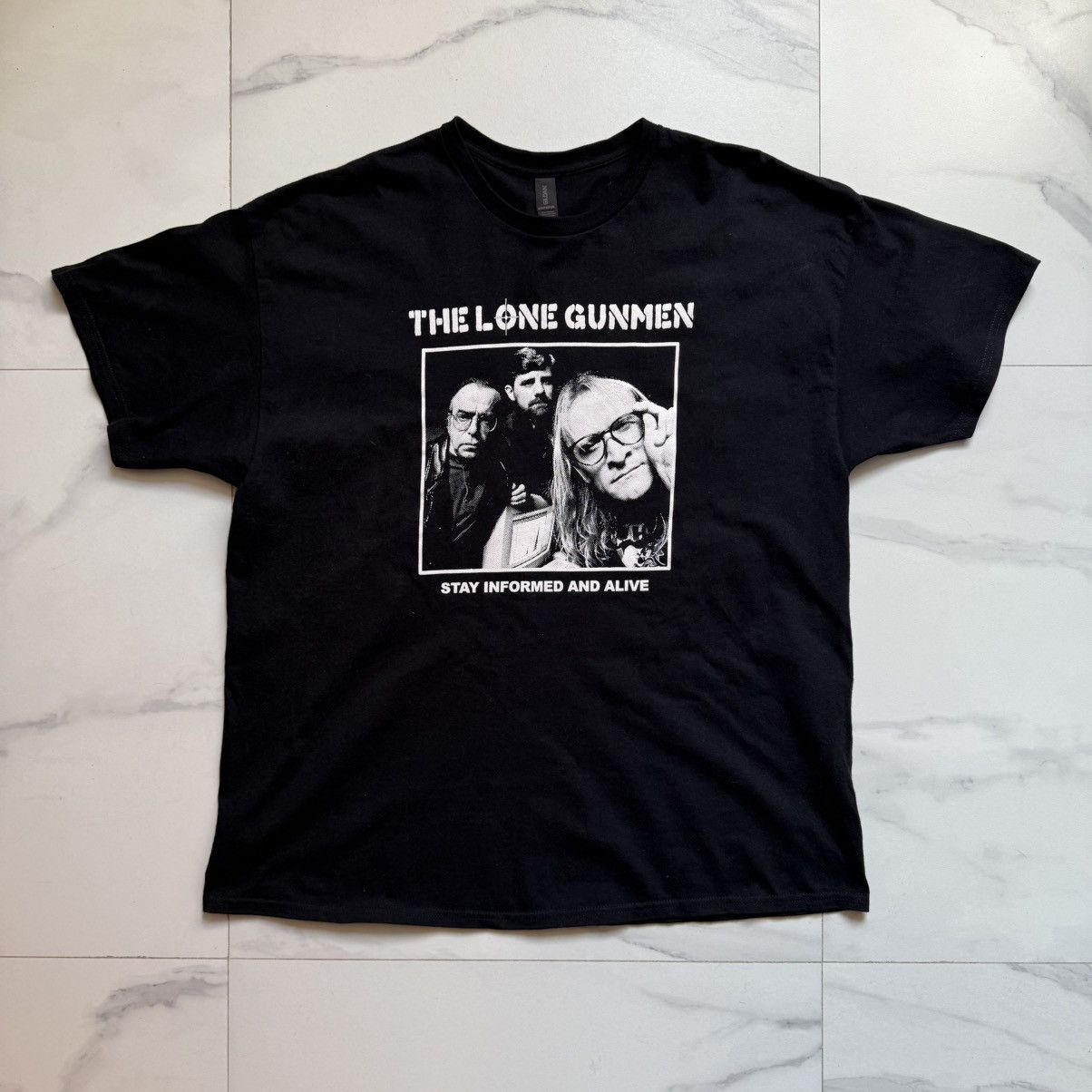 Fox Racing × The Last Conspiracy Vintage Y2K The Lone Gunmen T-Shirt Size US XXL / EU 58 / 5 - 2 Thumbnail