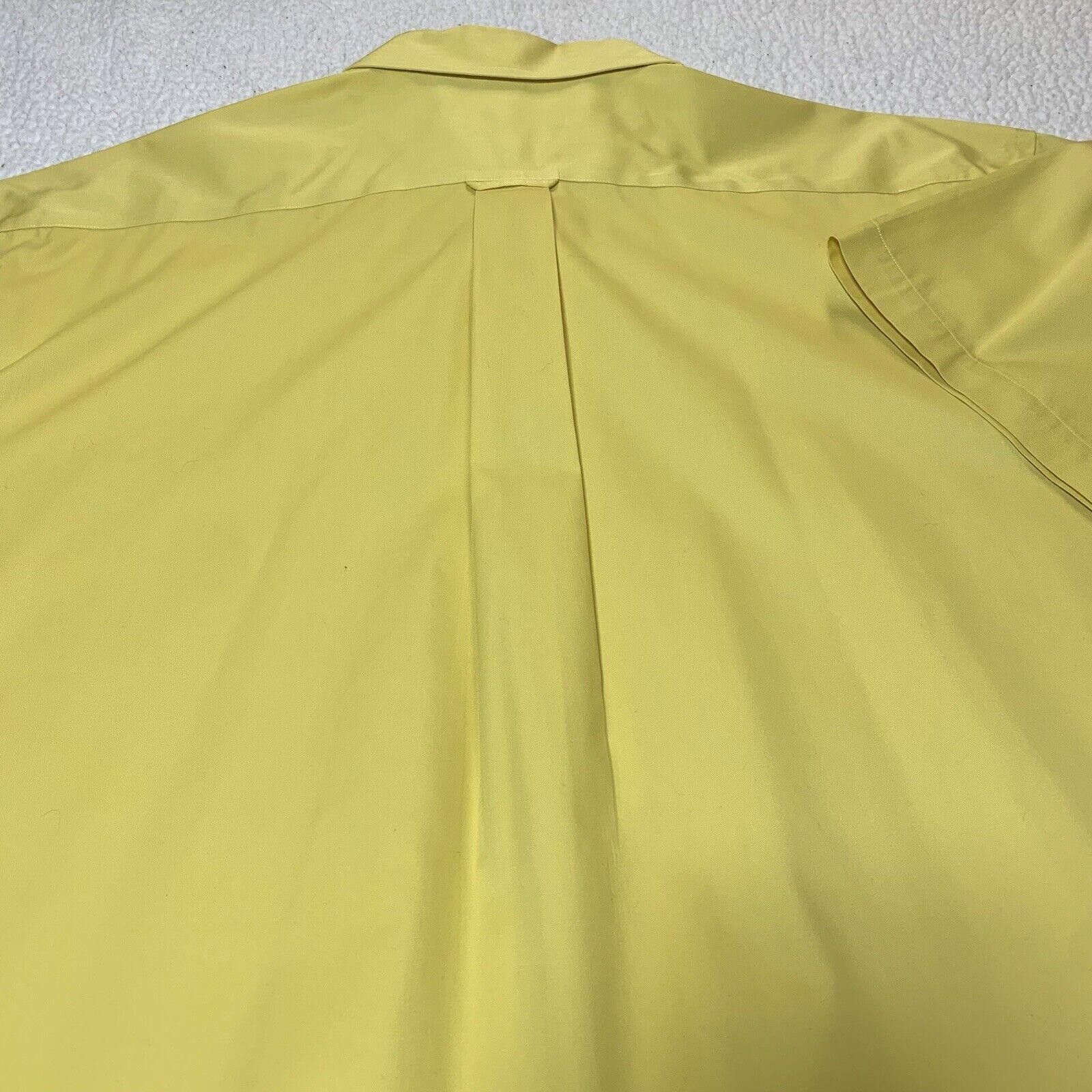 Other Forsyth Men's 3XL Yellow Short Sleeve Button Shirt Size US XXL / EU 58 / 5 - 4 Thumbnail