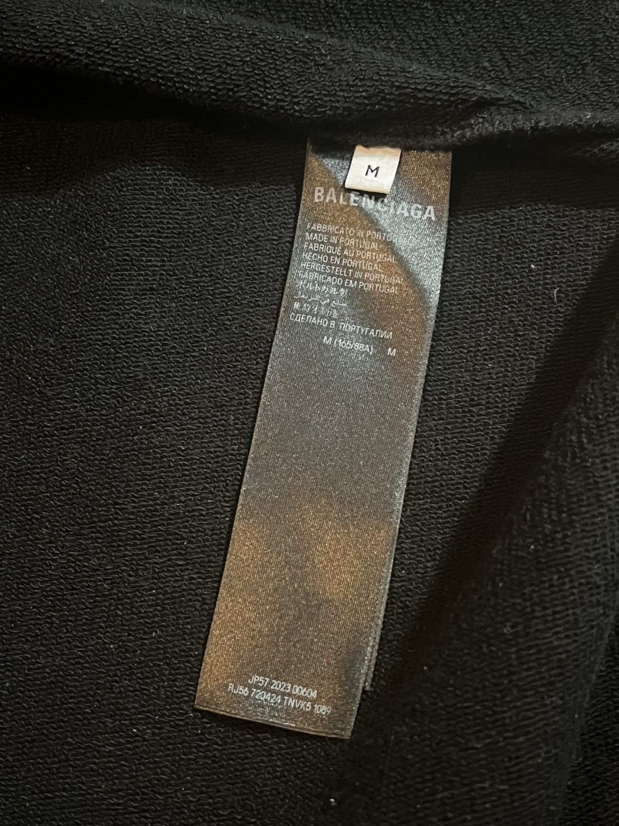Balenciaga Balenciaga SS23 Mud Gaffer Tape Hoodie BNWT Size US M / EU 48-50 / 2 - 9 Thumbnail
