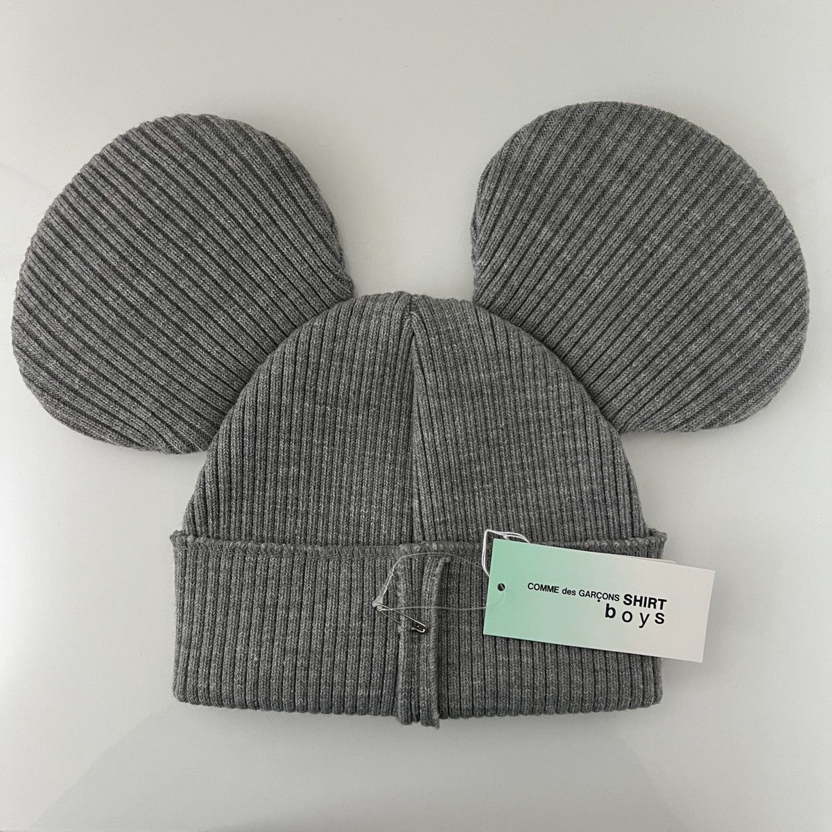 Comme des Garcons SHIRT Mouse Ear Beanie (Grey) Size ONE SIZE - 1 Thumbnail
