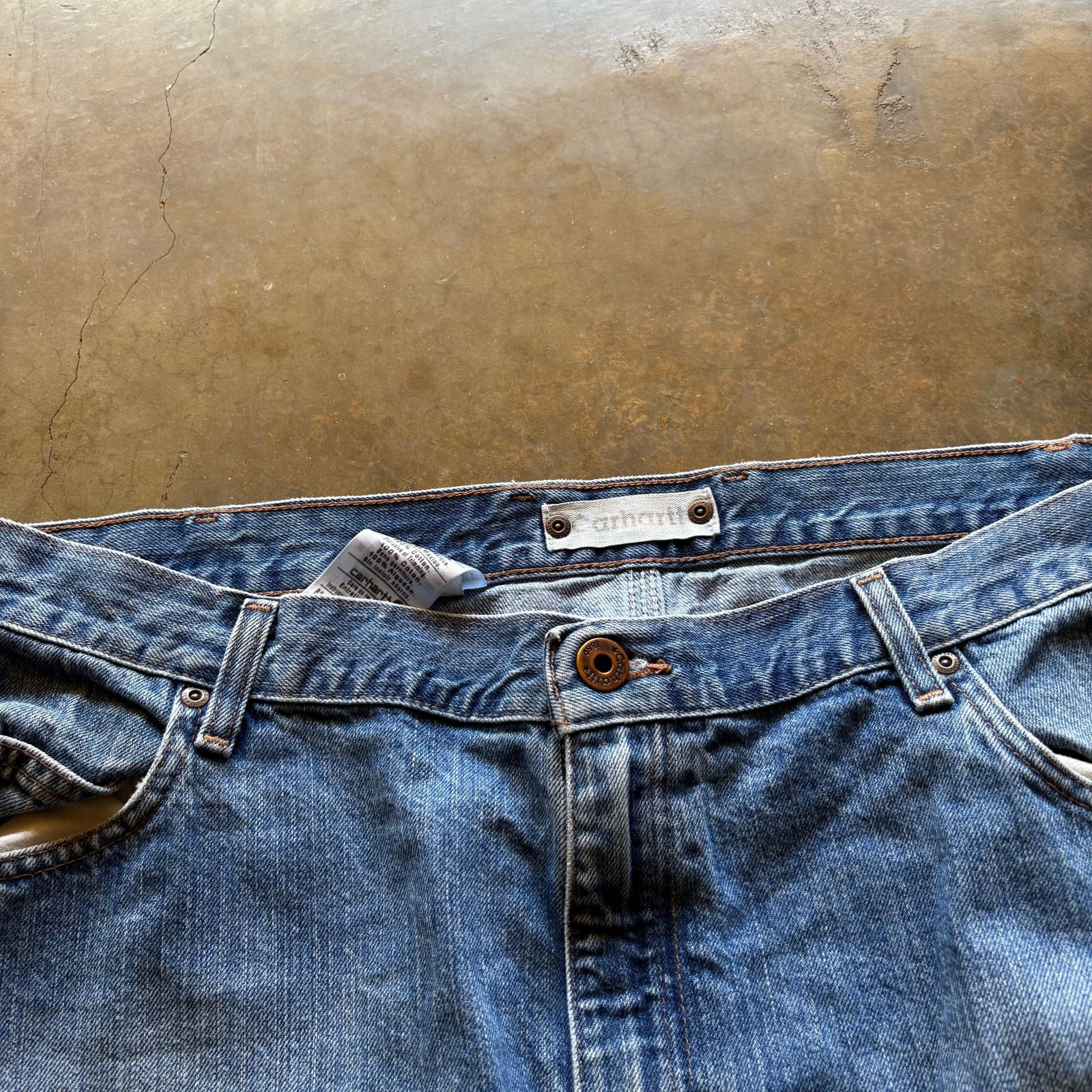 Carhartt Vintage Baggy Carhartt Work Jeans 42x30 Size US 42 / EU 58 - 3 Thumbnail