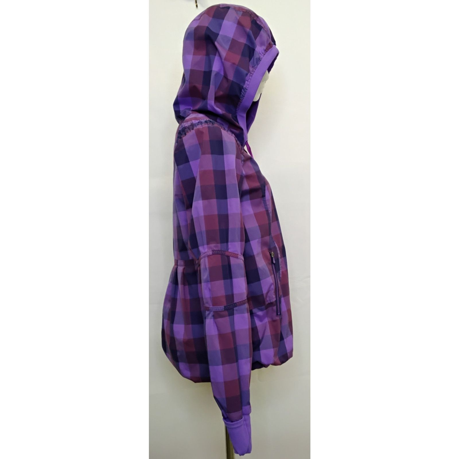 Lululemon Lululemon Light Weight Jacket Women's S Purple/Pink Plaid Size S / US 4 / IT 40 - 4 Thumbnail